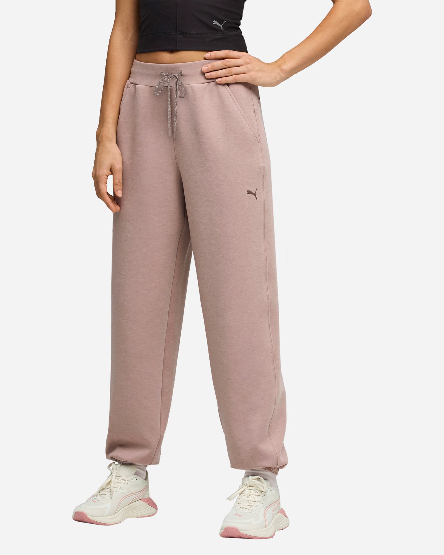 Pantalone training PUMA CLOUDSPUN W - Beige - 3 | Cisalfa Sport