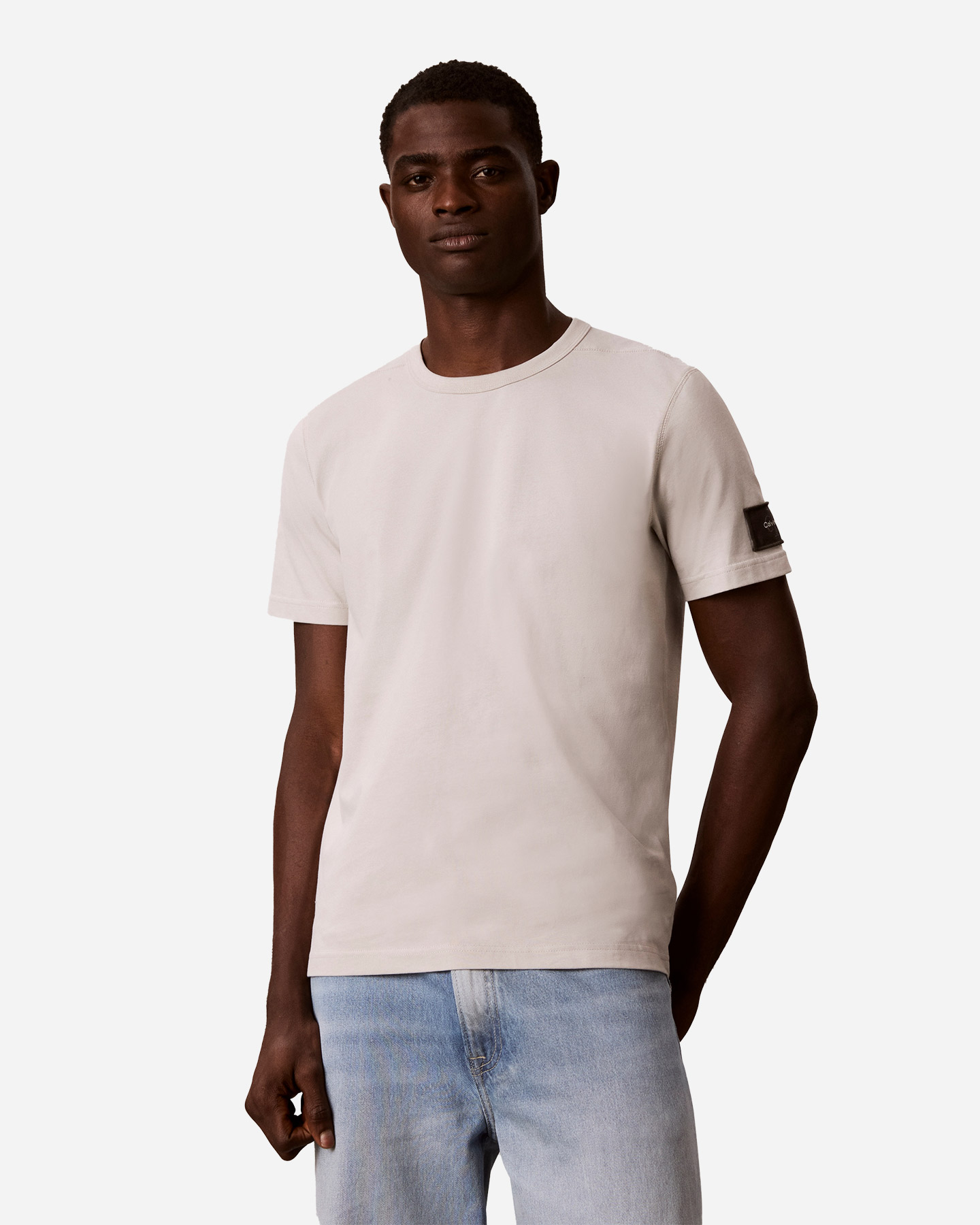 T-shirt CALVIN KLEIN JEANS BADGE M - Grigio - 1 | Cisalfa Sport
