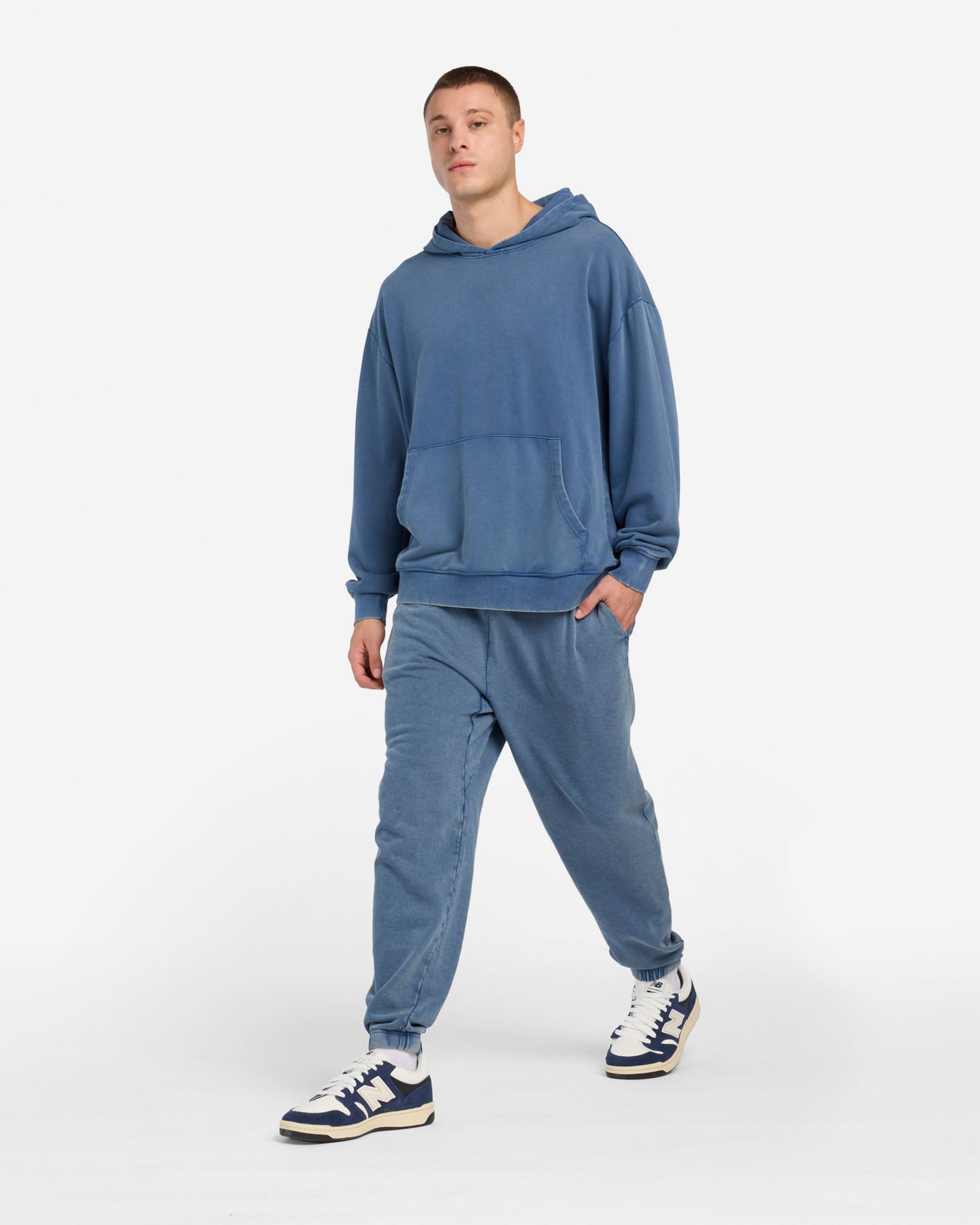 Felpa ABC BASIC ATHLETIC M - Denim - 2 | Cisalfa Sport