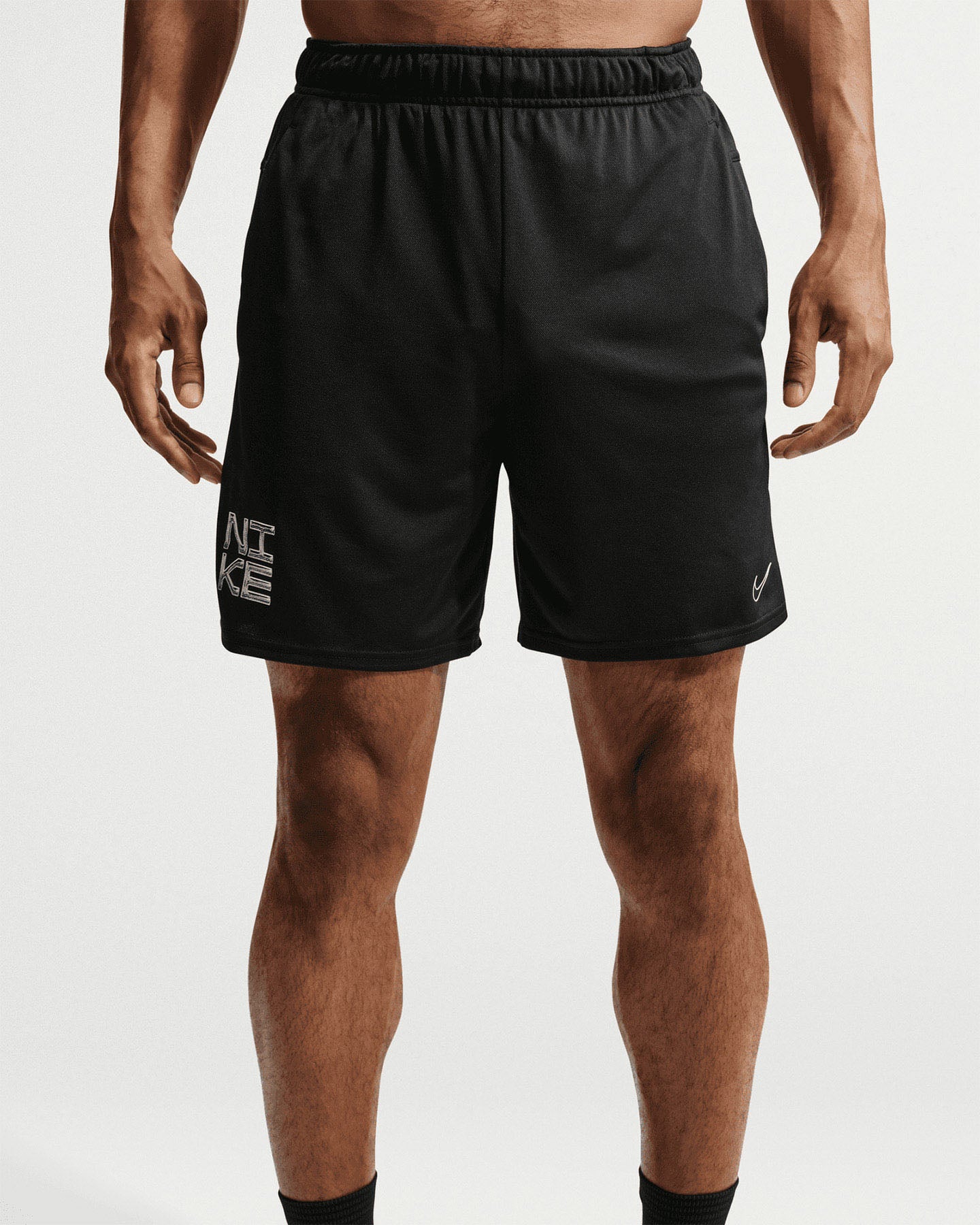 Short training NIKE DRI FIT FLEX GFX M - Nero - 4 | Cisalfa Sport