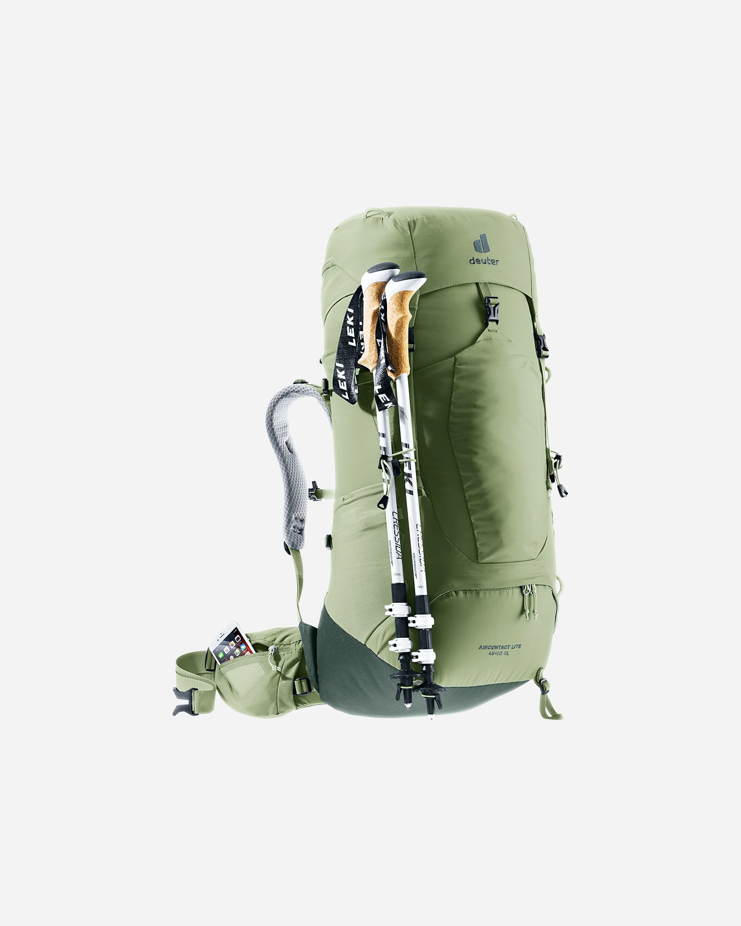 Zaino trekking DEUTER AIRCONTACT LITE 45 + 10 SL  - Verde - 5 | Cisalfa Sport