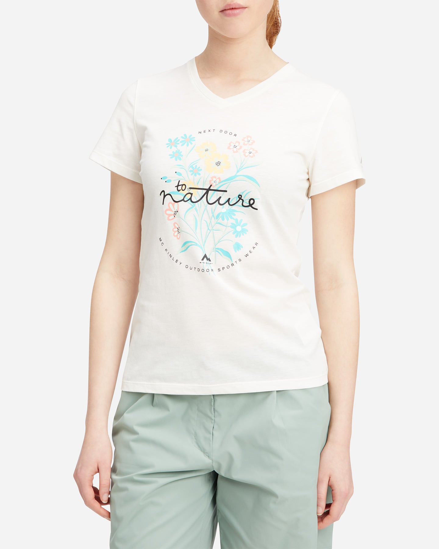 T-shirt MCKINLEY NATA II W - Bianco - 1 | Cisalfa Sport
