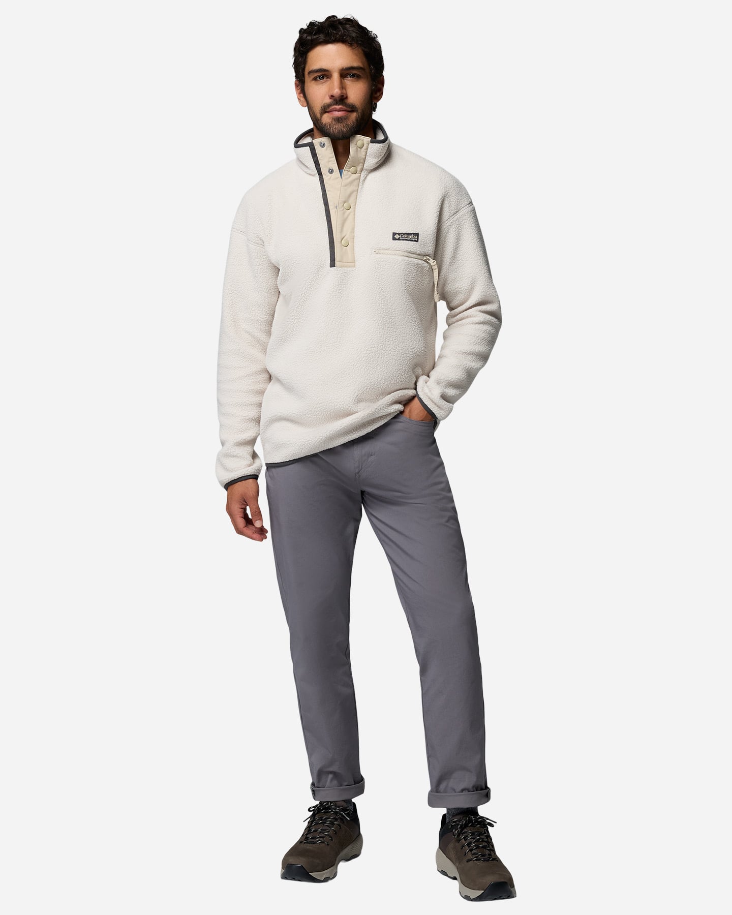 Felpa COLUMBIA HELVETIA II M - Beige - 2 | Cisalfa Sport