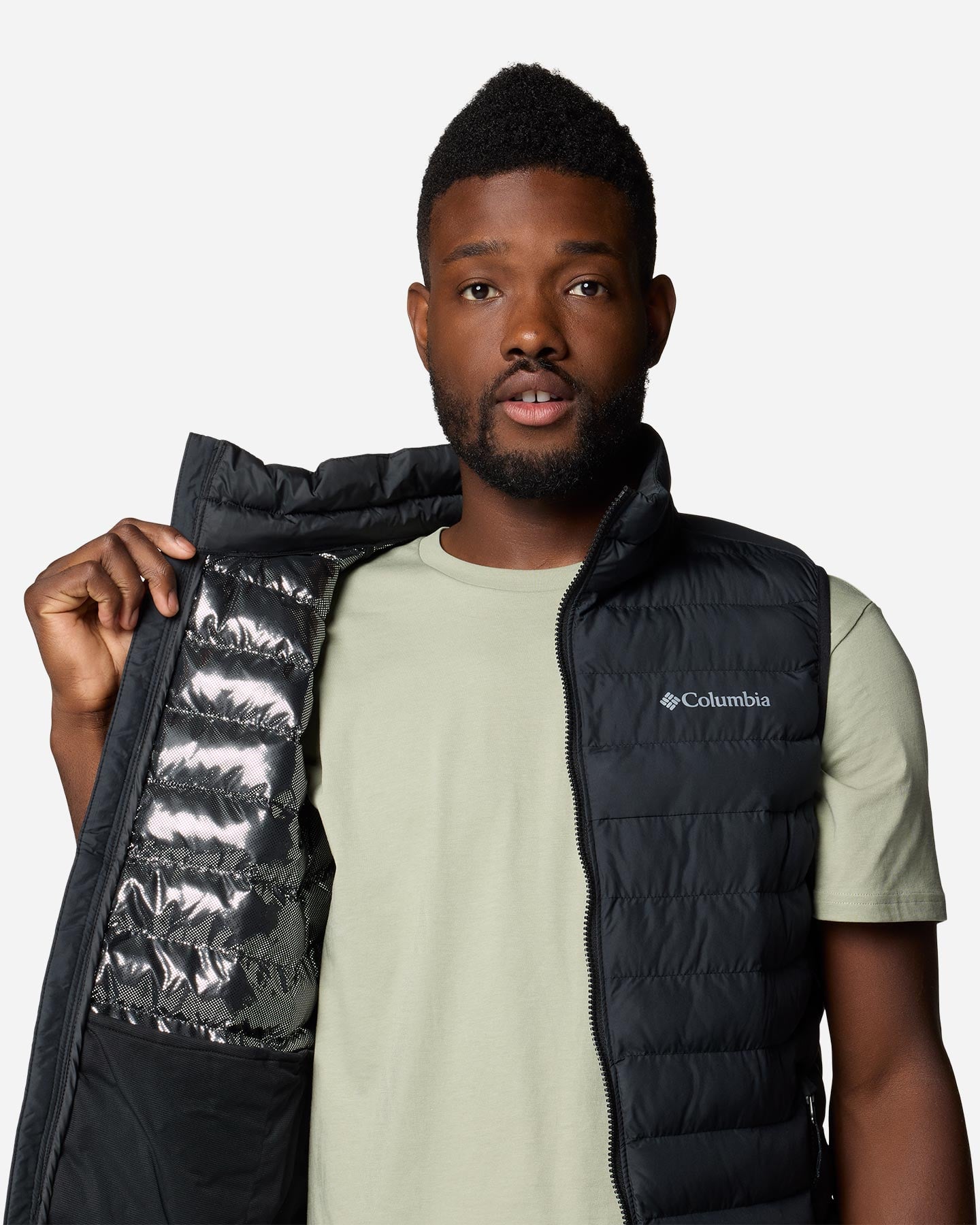 Gilet COLUMBIA POWDER LITE M - Nero - 4 | Cisalfa Sport