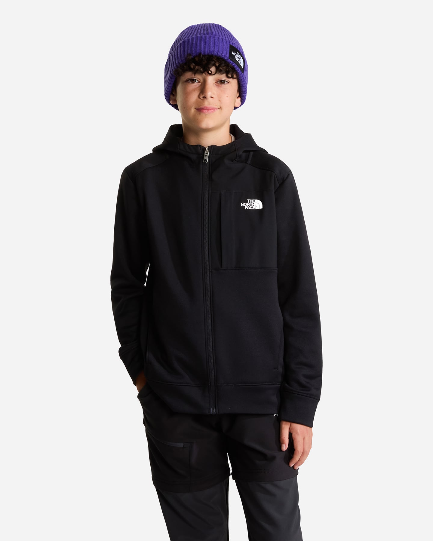 Felpa THE NORTH FACE PERFORMANCE JR - Nero - 2 | Cisalfa Sport