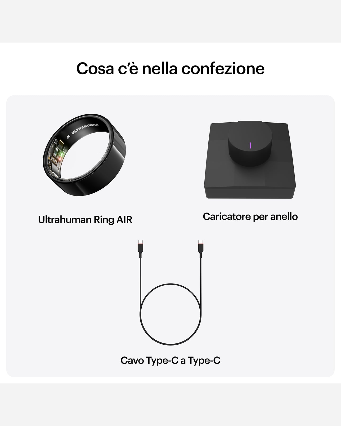 Fitness tracker ULTRAHUMAN AIR  - Nero - 5 | Cisalfa Sport