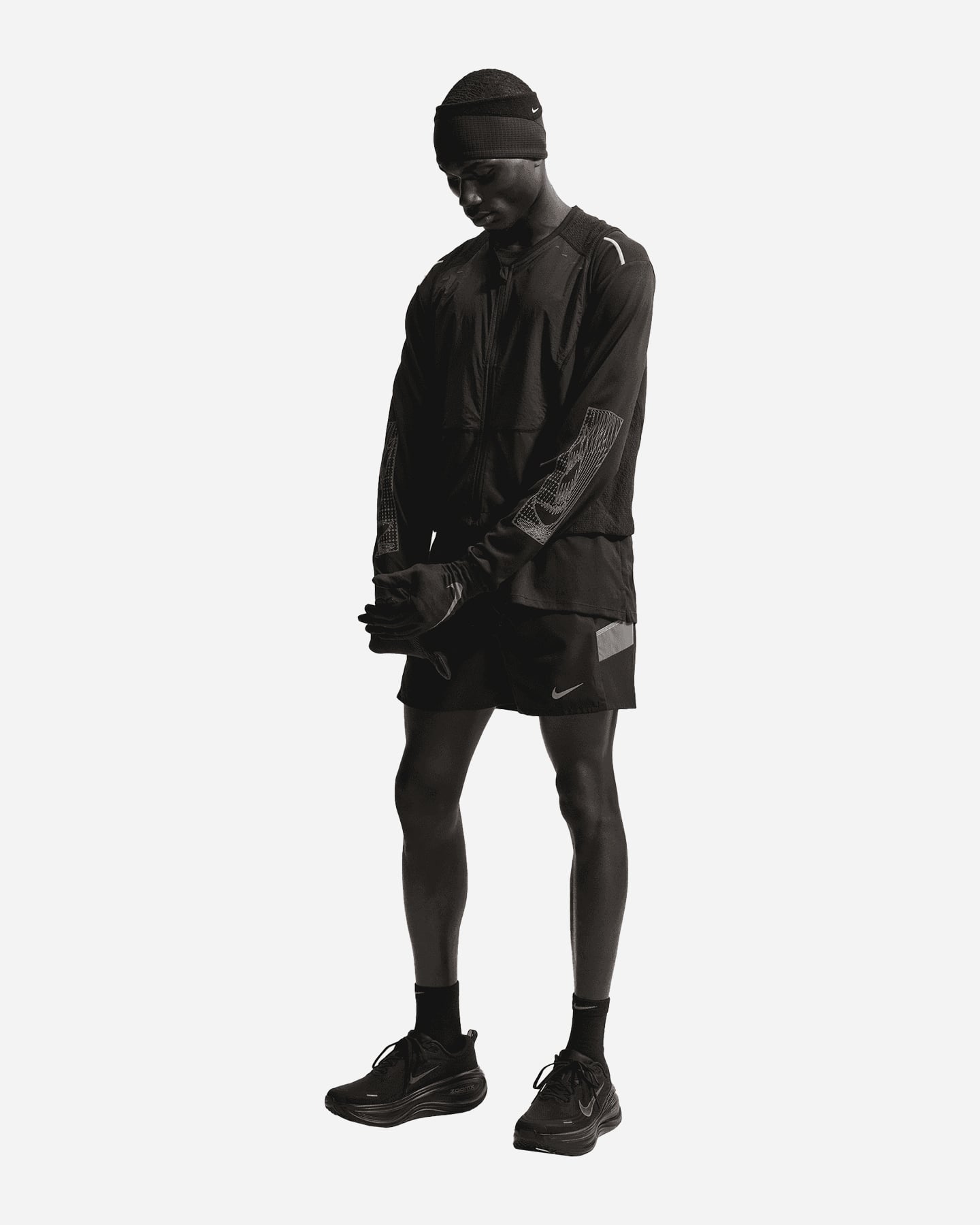 Short running NIKE MILER DRI FIT 2IN1 M - Nero - 1 | Cisalfa Sport