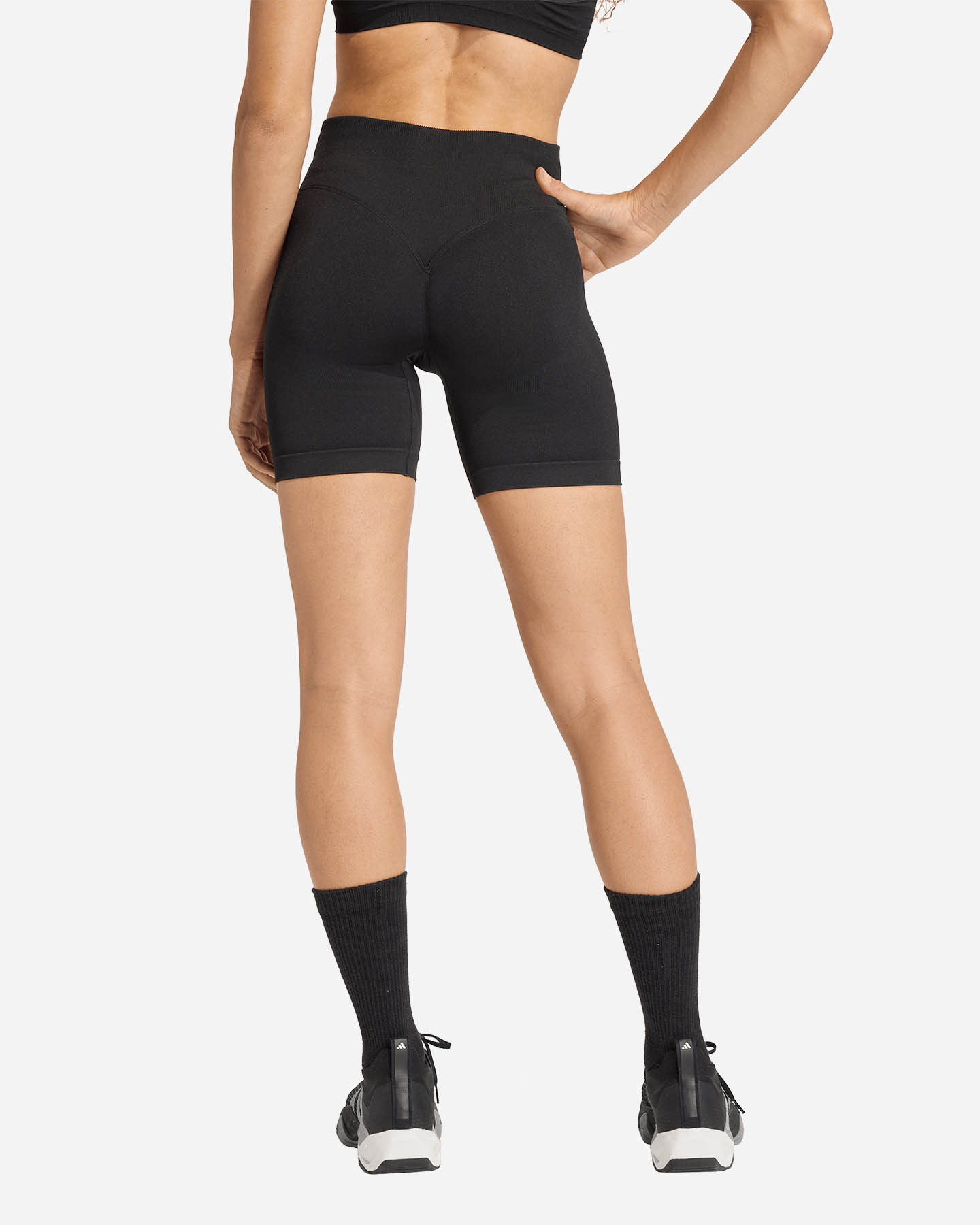 Short training ADIDAS WORKOUT ESSENTIALS W - Nero - 3 | Cisalfa Sport