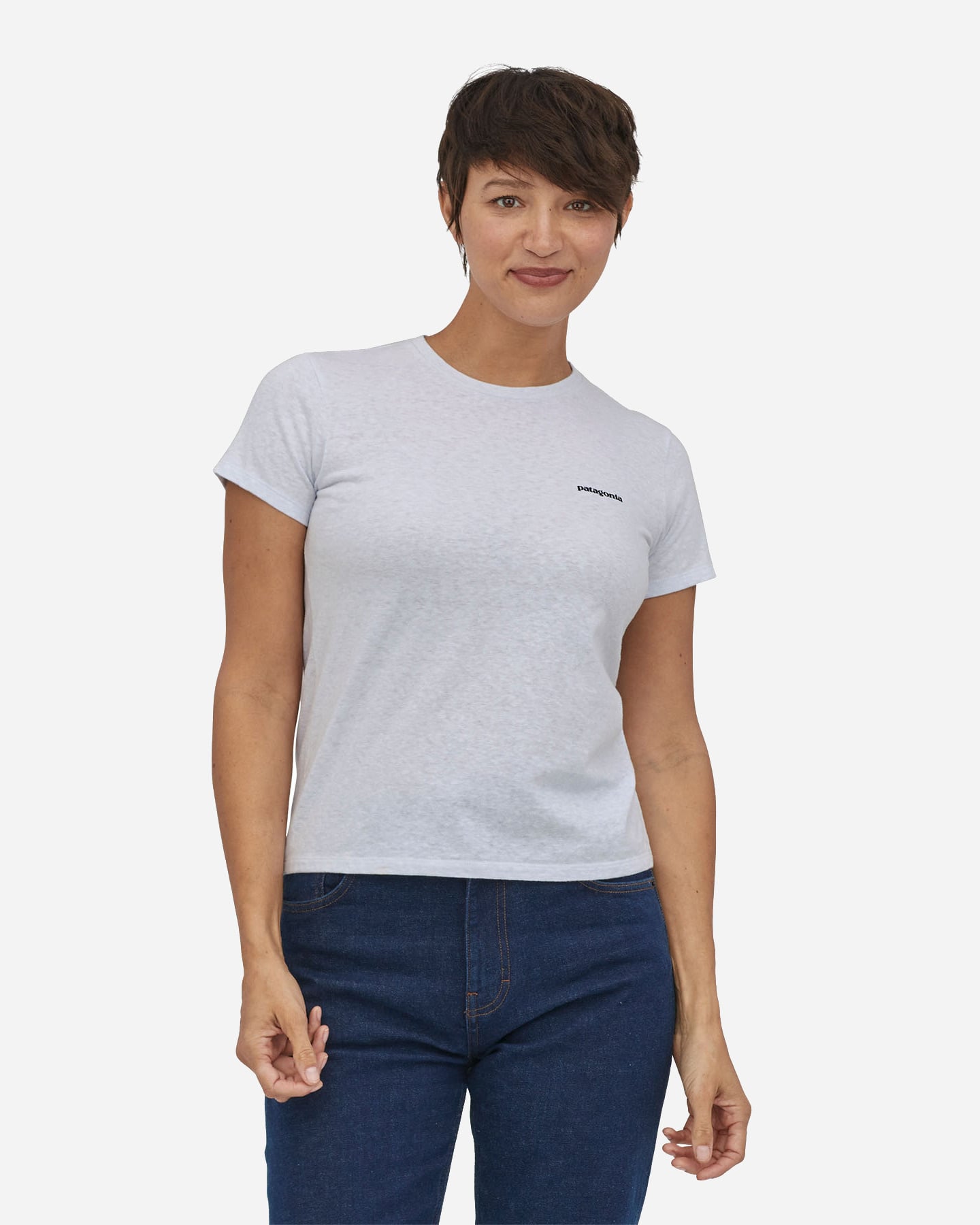 T-shirt PATAGONIA P6 LOGO W - Bianco - 2 | Cisalfa Sport
