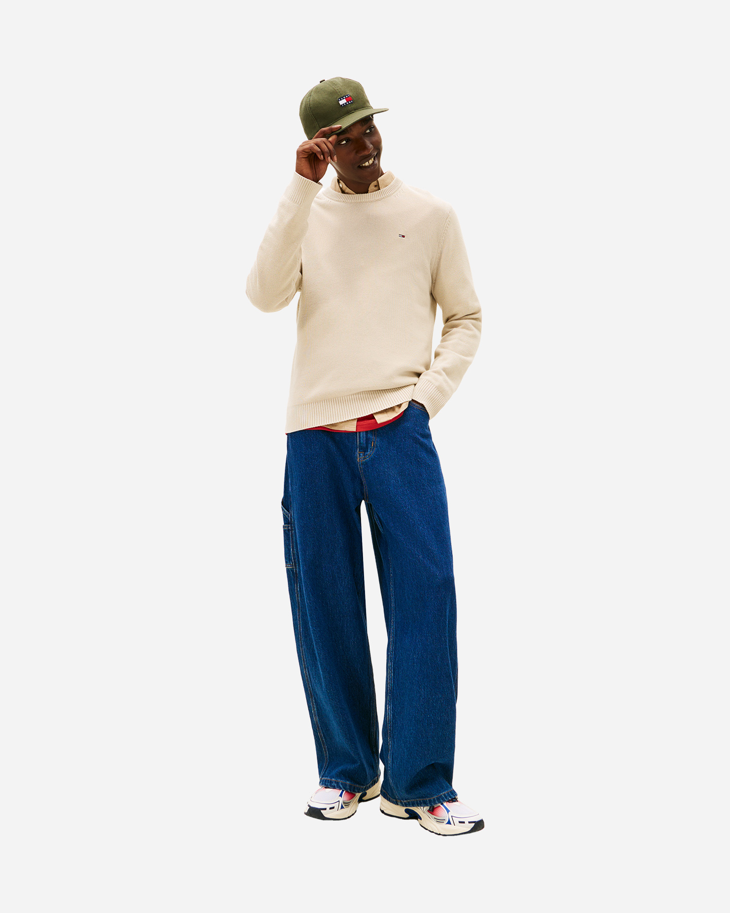 Maglione TOMMY HILFIGER ESSENTIAL M - Beige - 2 | Cisalfa Sport