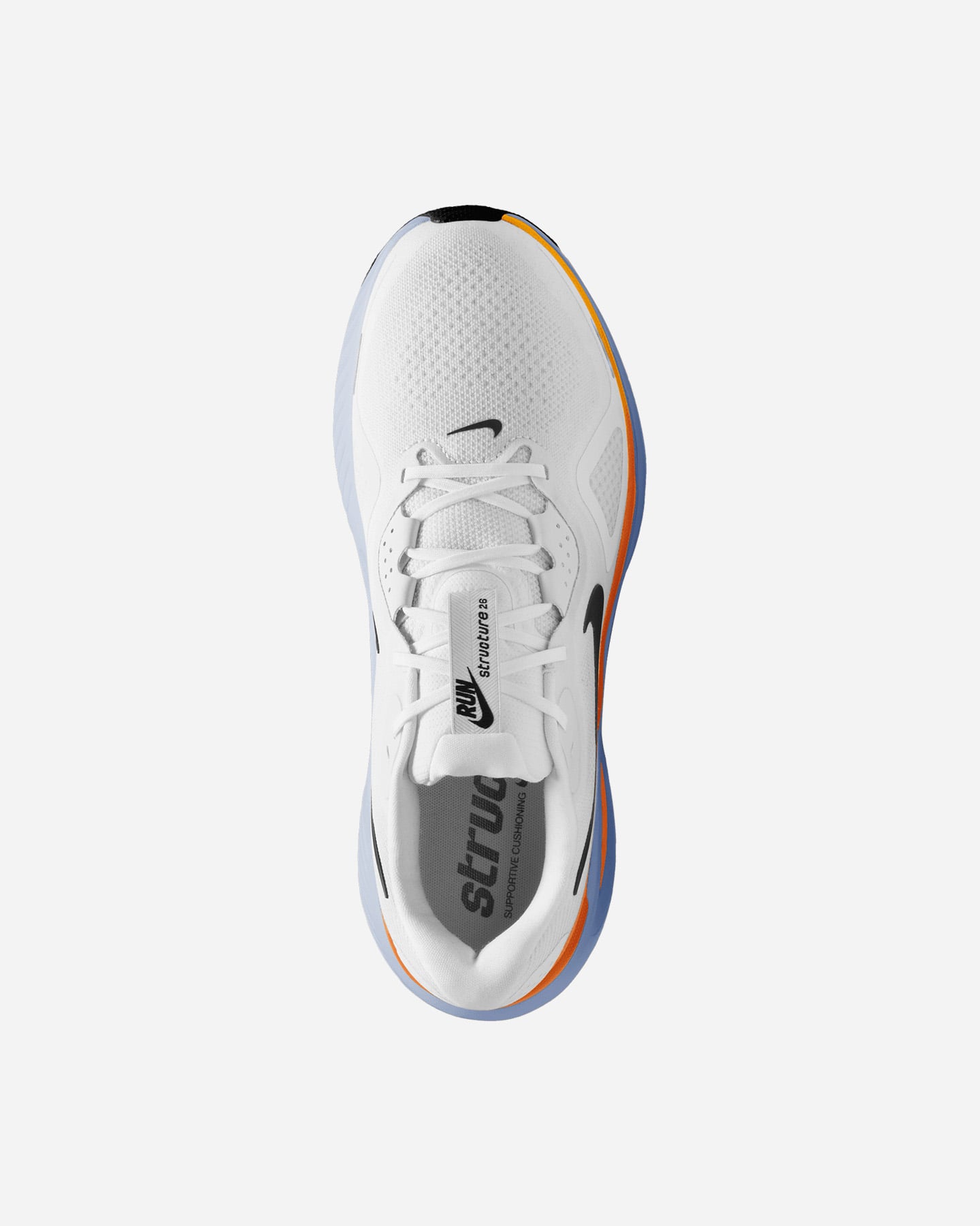 Scarpe running NIKE STRUCTURE 26 M - Bianco - 2 | Cisalfa Sport