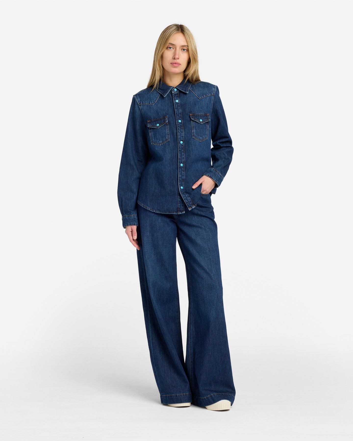 Camicia BEST COMPANY BIG CITY LIFE W - Denim - 4 | Cisalfa Sport