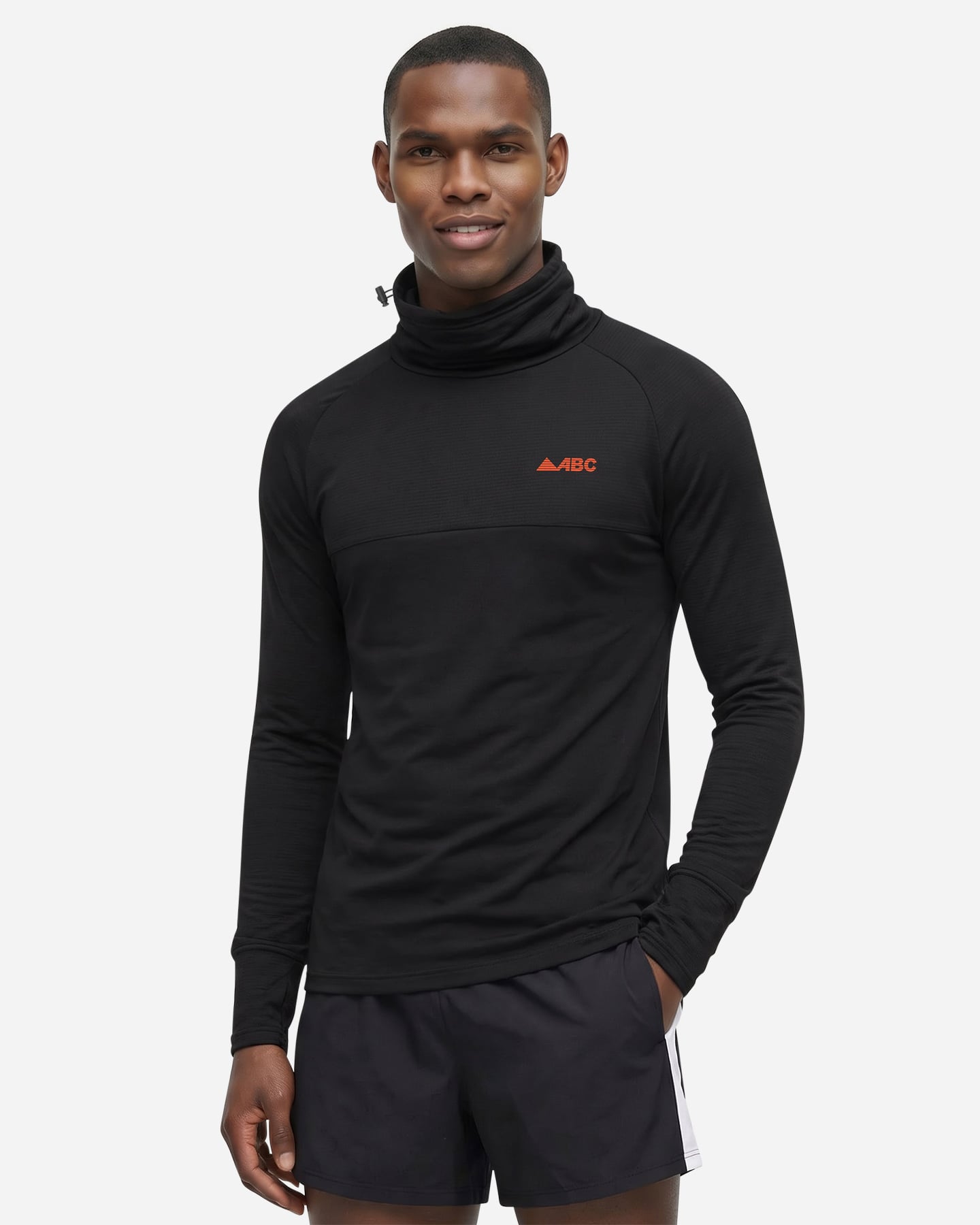 Maglia running ABC TECH M - Nero - 2 | Cisalfa Sport