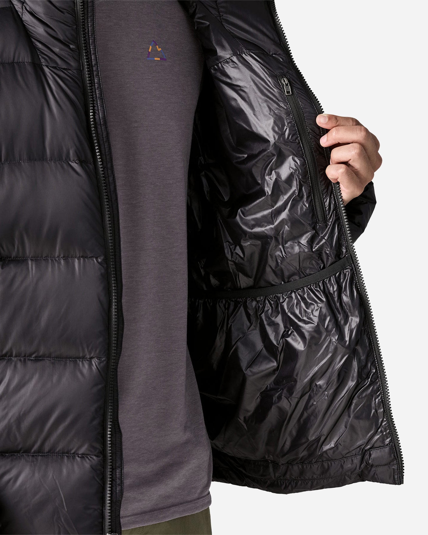 Piumino PATAGONIA FITZ ROY DOWN M - Nero - 5 | Cisalfa Sport