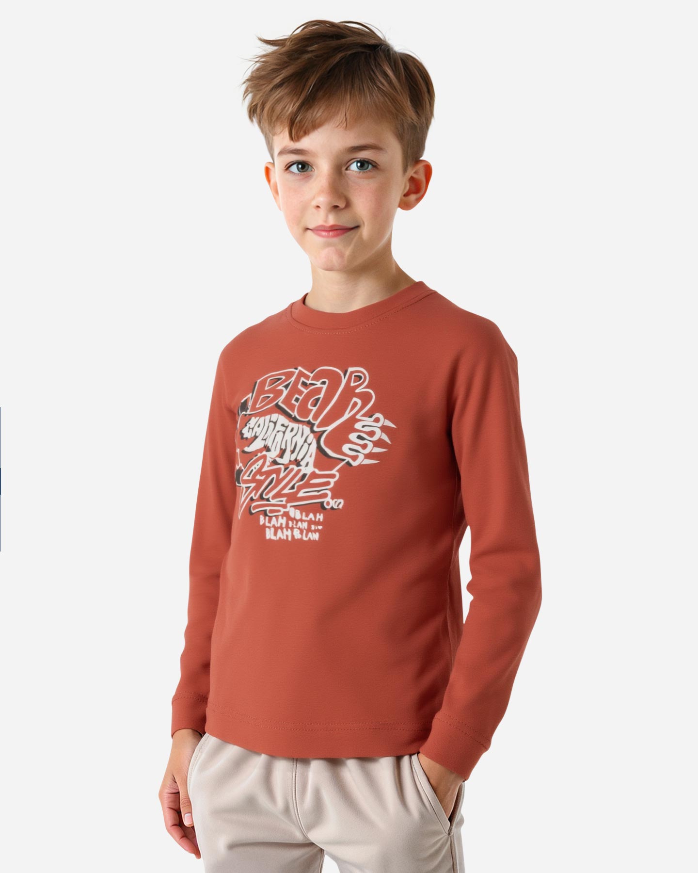 T-shirt BEAR SHORE BREAK JR - Rosso - 1 | Cisalfa Sport