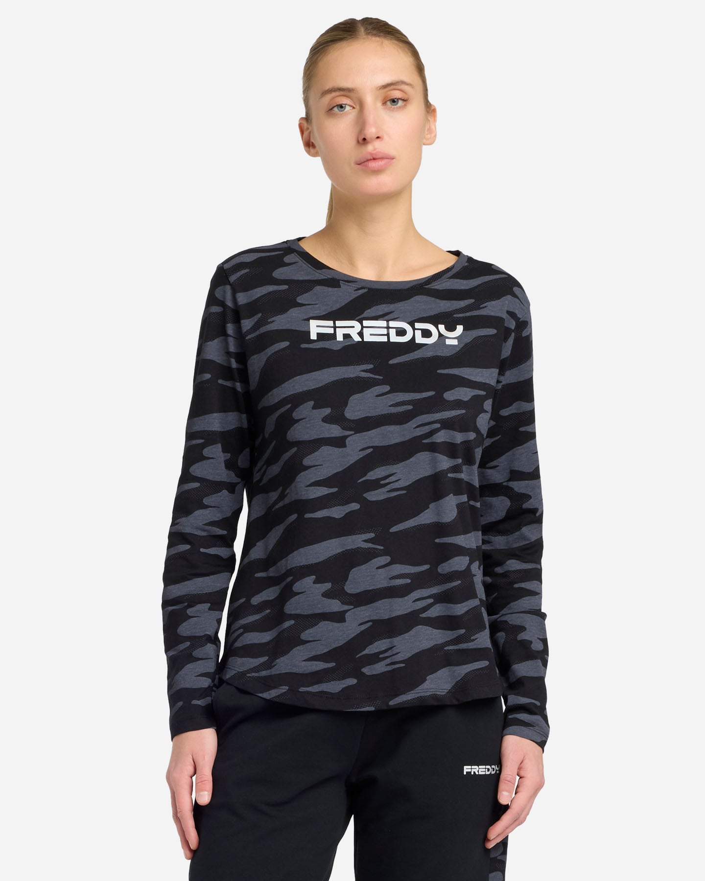 T-shirt FREDDY BIG LOGO OLOGRAFICO W - Nero - 1 | Cisalfa Sport