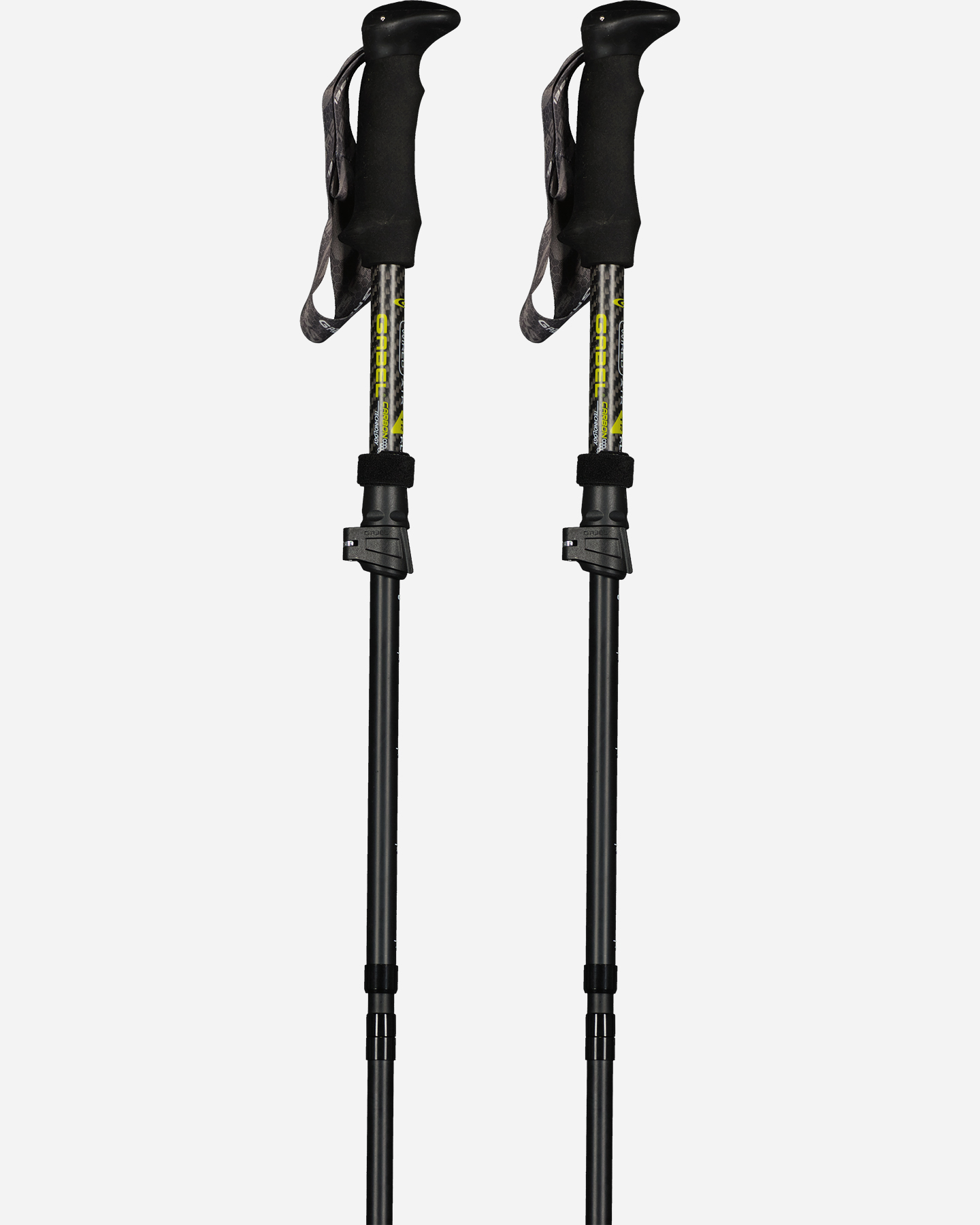 Bastoncini trekking GABEL XTR CARBON EF 110-130 CM  - Nero - 2 | Cisalfa Sport