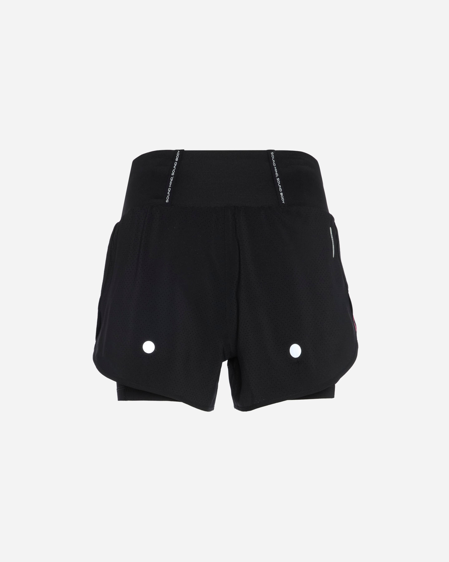 Short running ASICS ROAD GRAPHIC 2IN1 3.5IN W - Nero - 1 | Cisalfa Sport