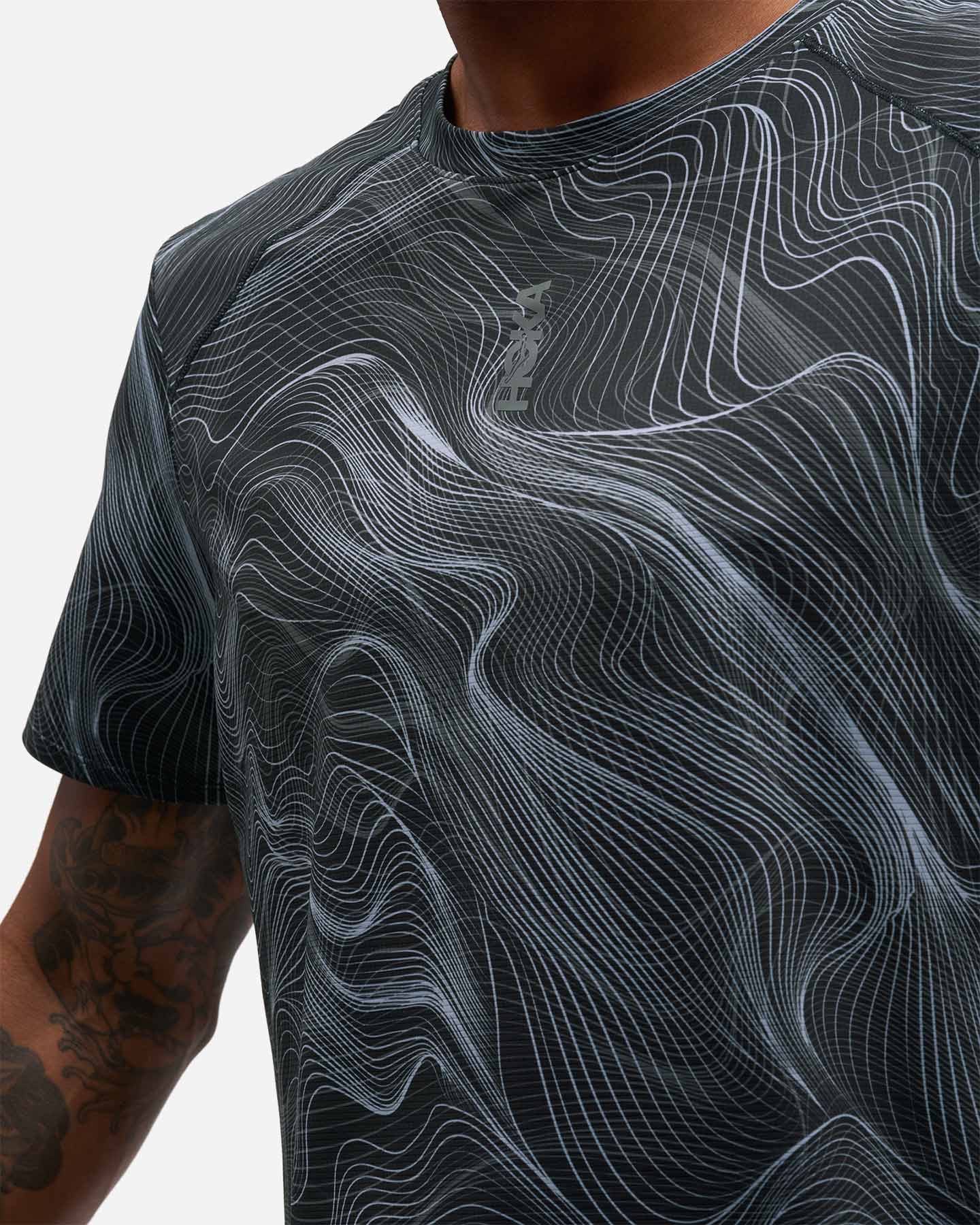 T-shirt running HOKA CLASSIC M - Nero - 3 | Cisalfa Sport