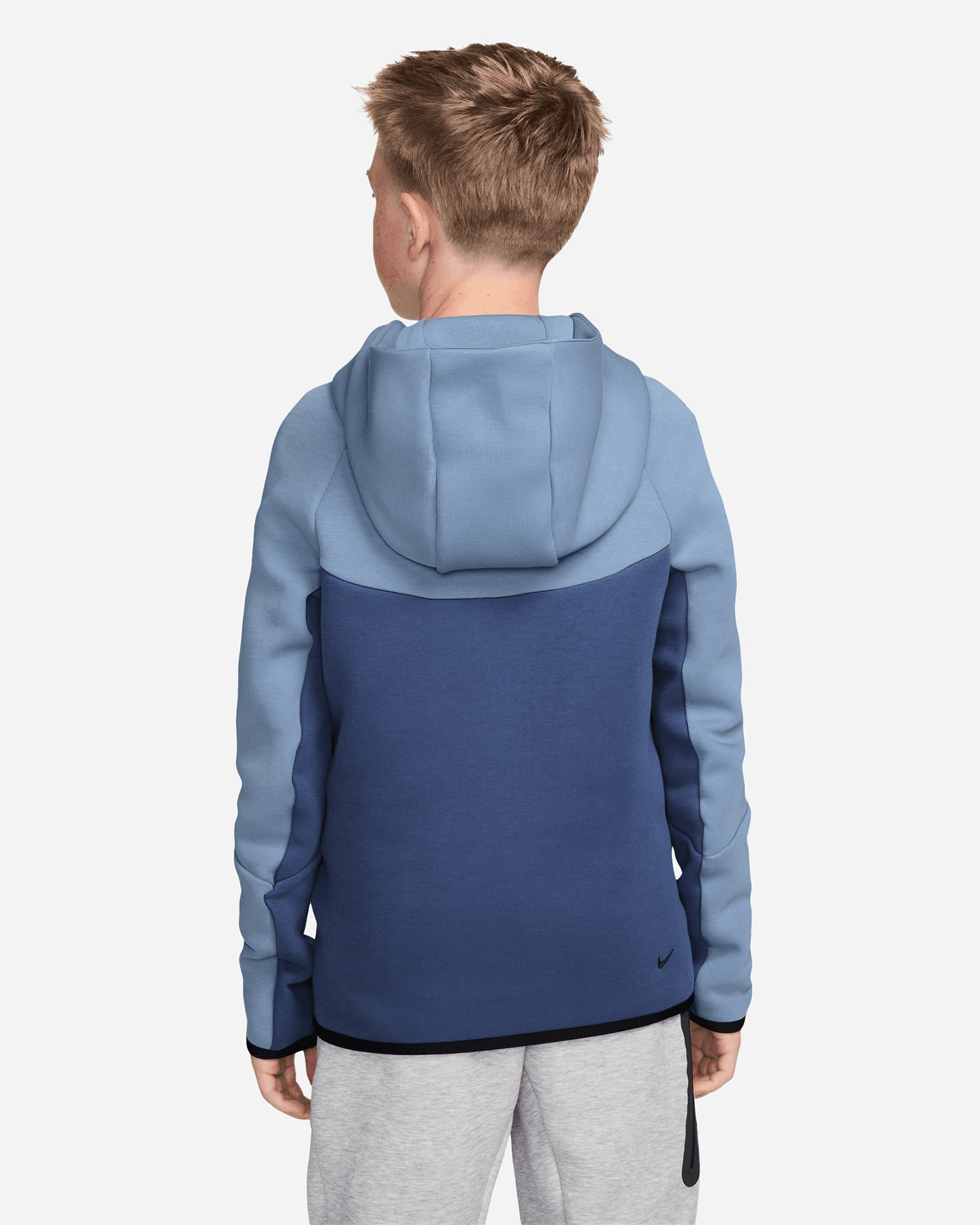 Felpa NIKE TECH FLEECE 2 JR - Blu Navy - 1 | Cisalfa Sport