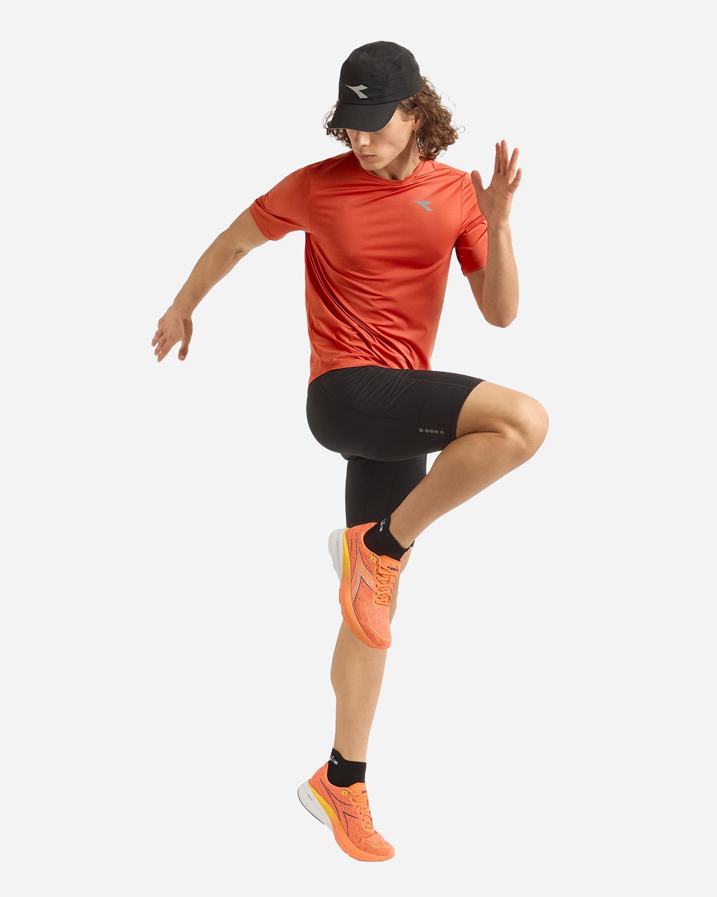 Short running DIADORA CLASSIC M - Nero - 3 | Cisalfa Sport