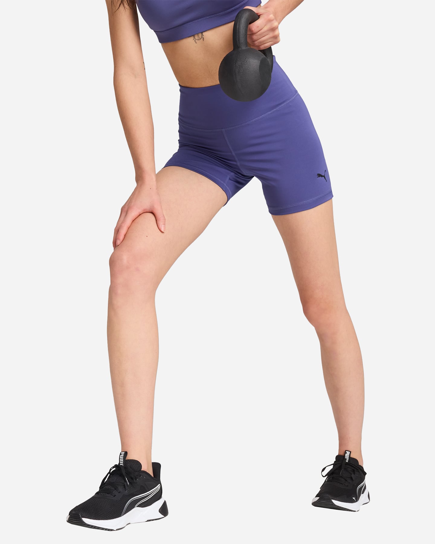 Short training PUMA TAD ESSENTIAL W - Viola - 2 | Cisalfa Sport