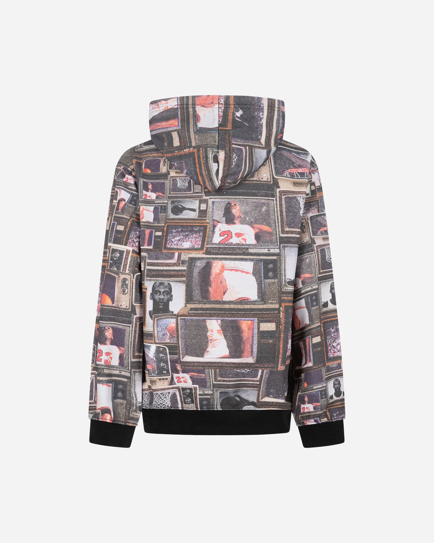 Felpa NIKE JORDAN ALL OVER PRINTED TELEVISION JR - Nero - 1 | Cisalfa Sport