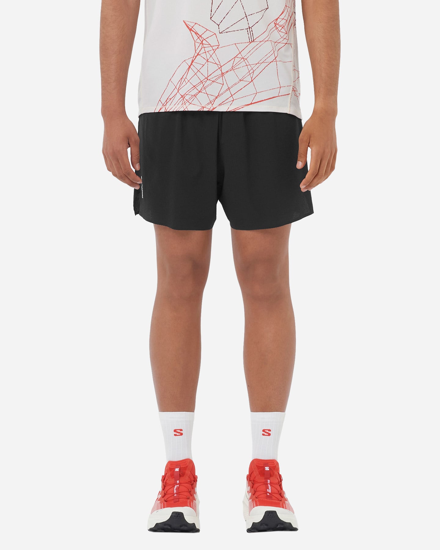 Short running SALOMON SENSE AERO M - Nero - 2 | Cisalfa Sport