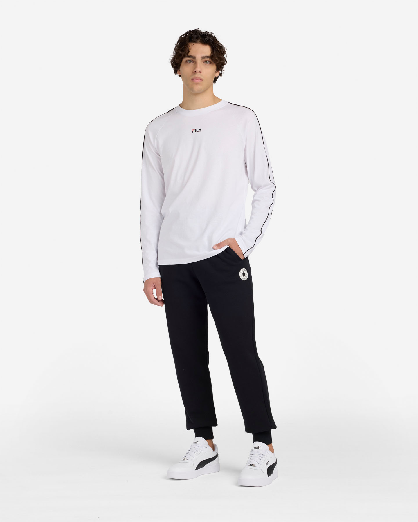 T-shirt FILA CLASSIC DYNAMISM M - Bianco - 4 | Cisalfa Sport
