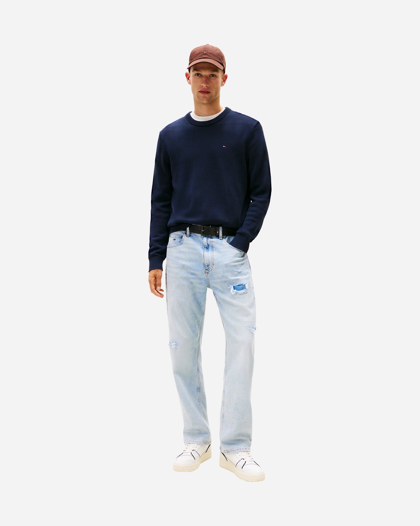 Maglione TOMMY HILFIGER ESSENTIAL M - Blu - 2 | Cisalfa Sport