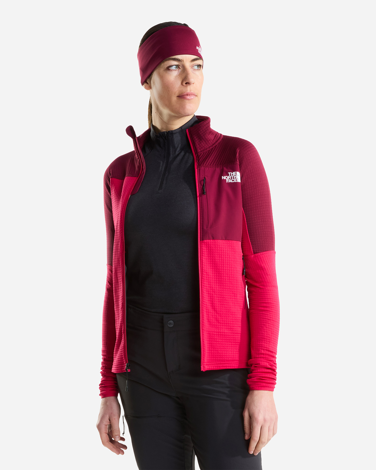Pile THE NORTH FACE POWERGRID STORMGAP W - Fucsia - 3 | Cisalfa Sport