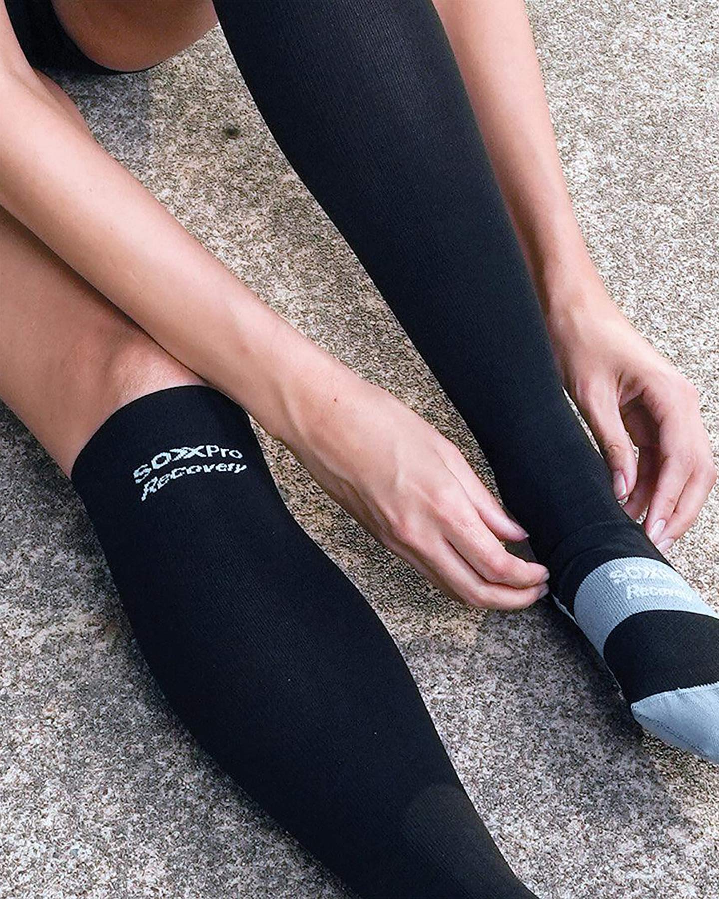 Calzettoni calcio GEARXPro SOXPRO RECOVERY M - Nero - 2 | Cisalfa Sport