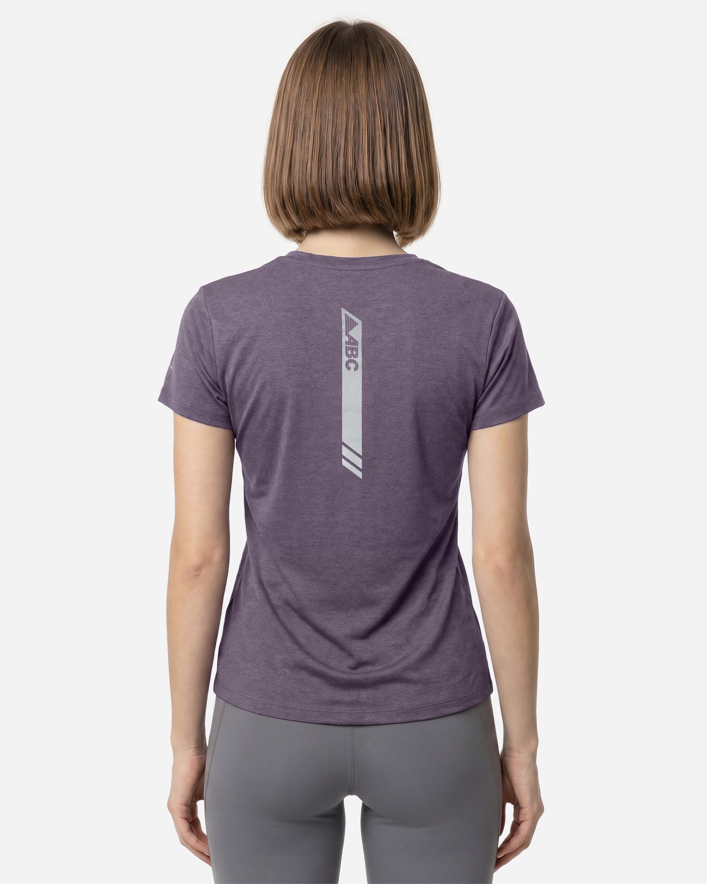 T-shirt running ABC RUNNING BASIC W - Viola - 3 | Cisalfa Sport