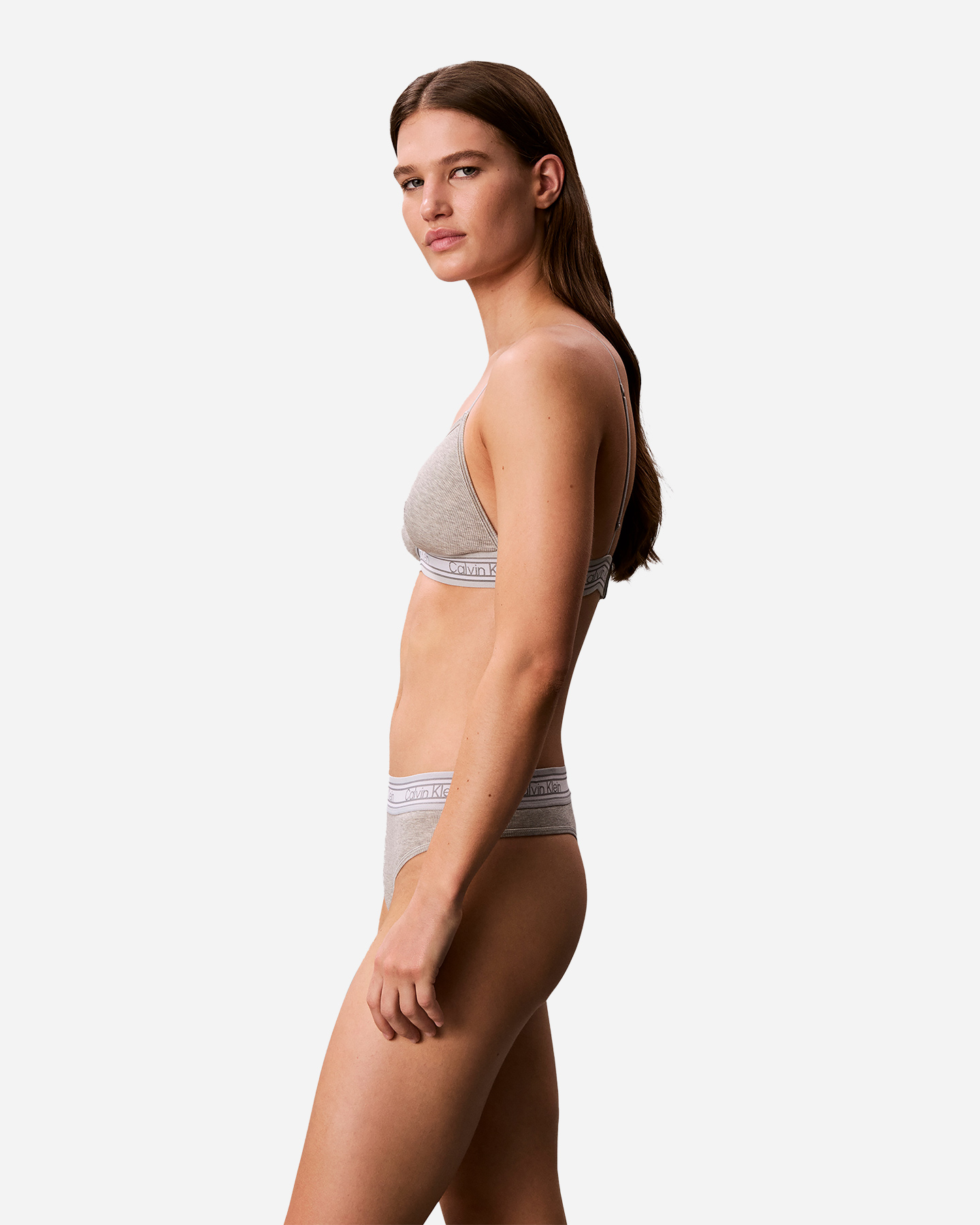 Reggiseno CALVIN KLEIN UNDERWEAR BASIC W - Grigio - 3 | Cisalfa Sport