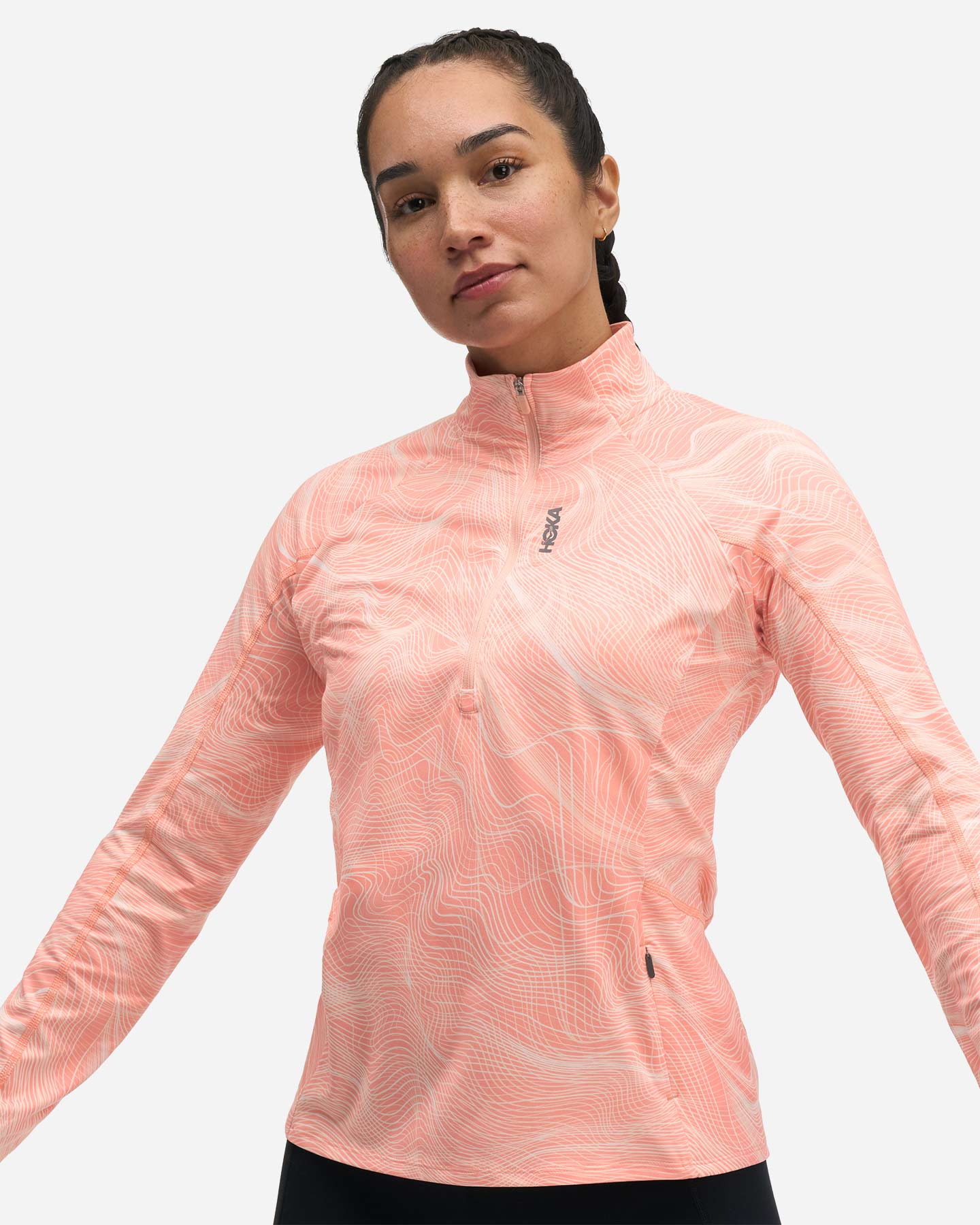 Maglia running HOKA CLASSIC W - Rosa - 3 | Cisalfa Sport