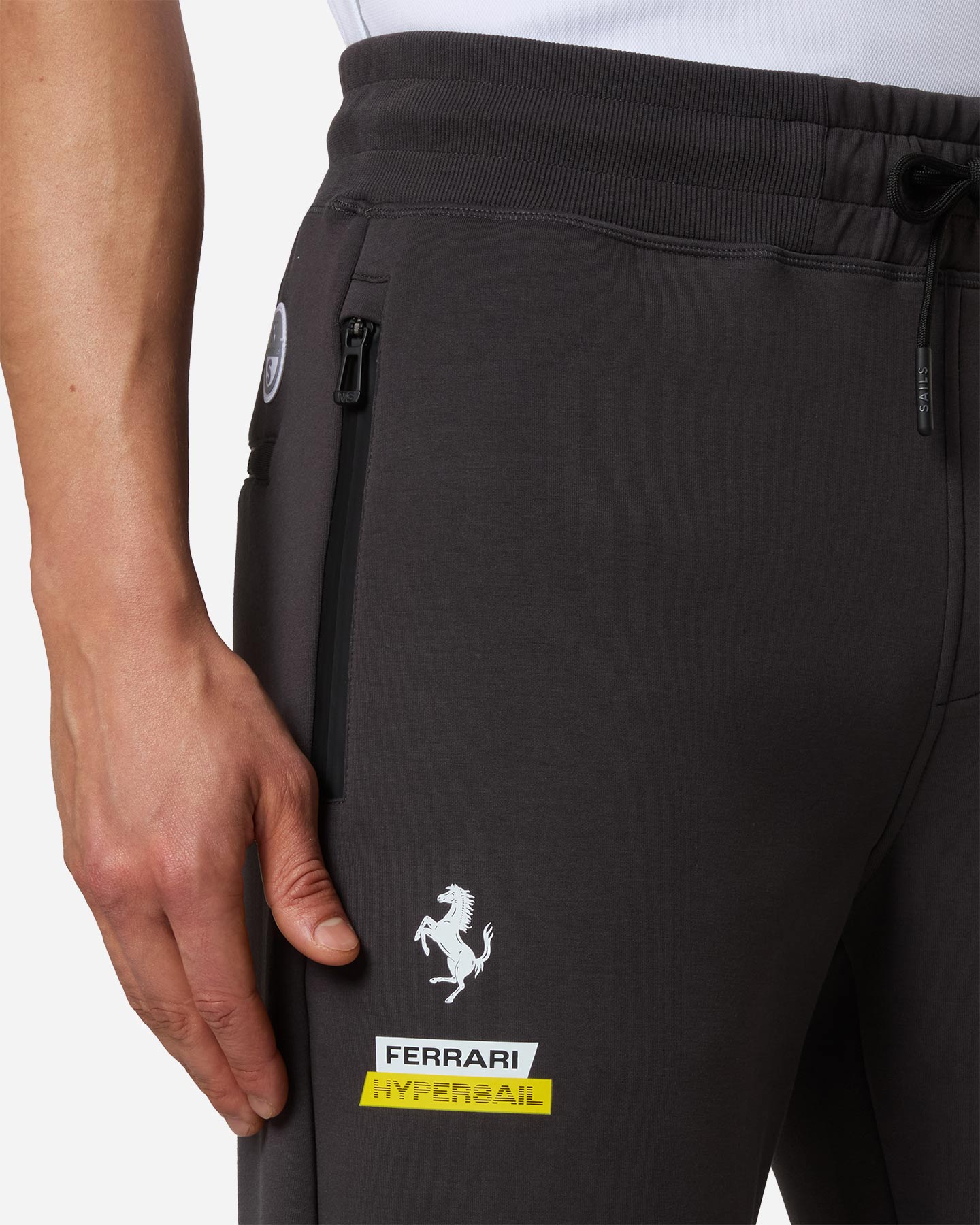 Pantalone NORTH SAILS FERRARI HYPERSAIL M - Grigio - 4 | Cisalfa Sport