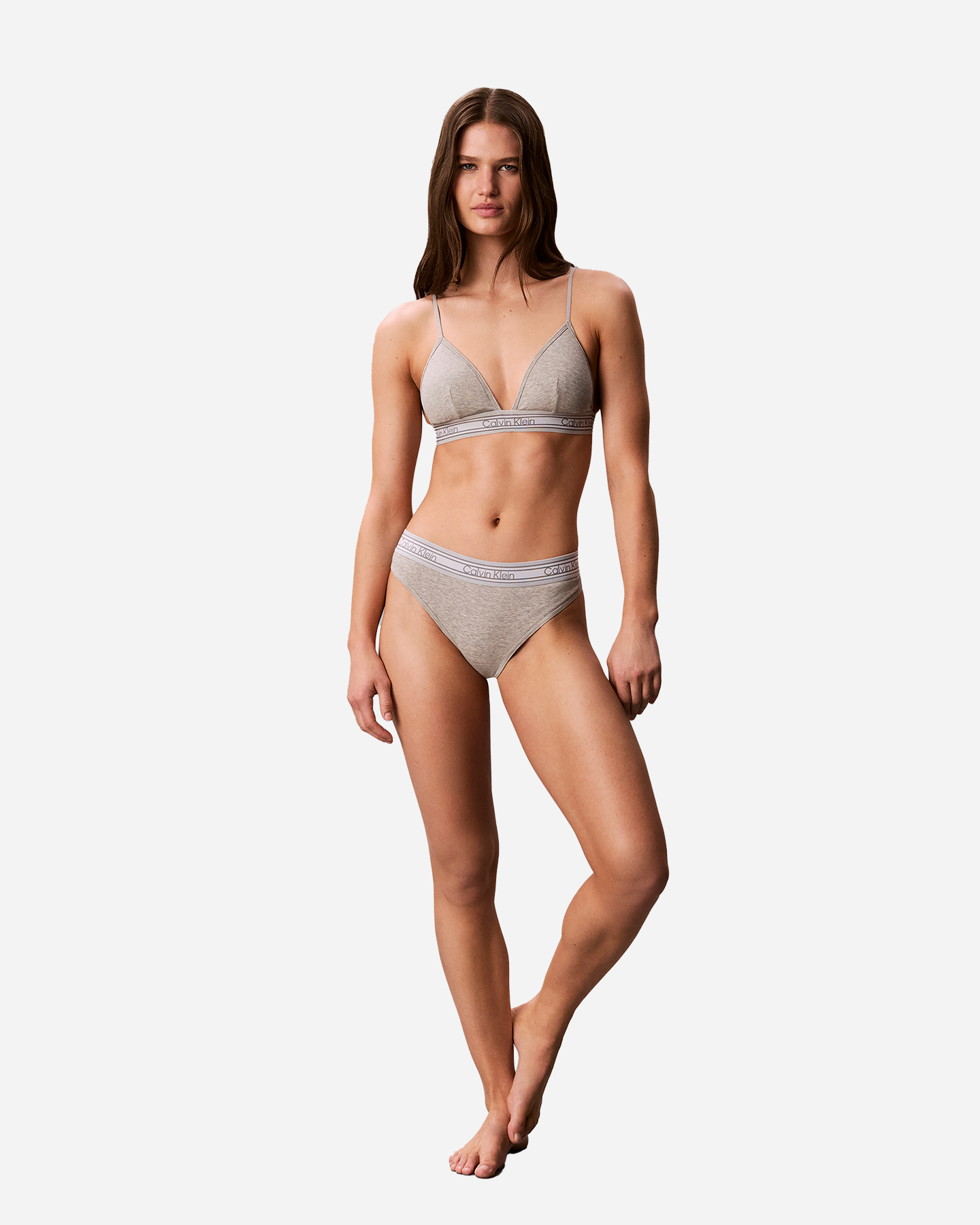 Reggiseno CALVIN KLEIN UNDERWEAR BASIC W - Grigio - 4 | Cisalfa Sport