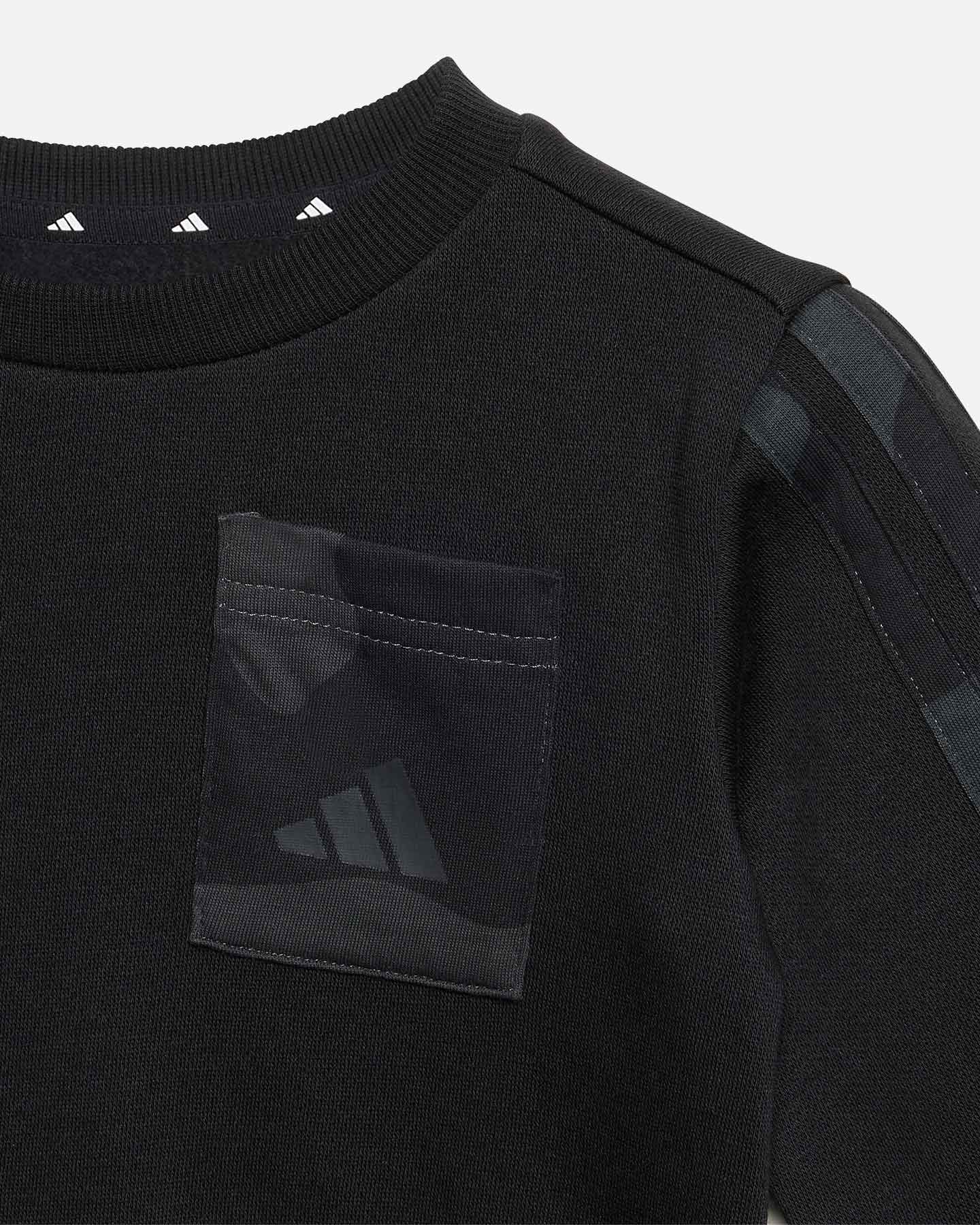 Tuta ADIDAS SET SEASONAL ESSENTIALS INF JR - Nero - 3 | Cisalfa Sport