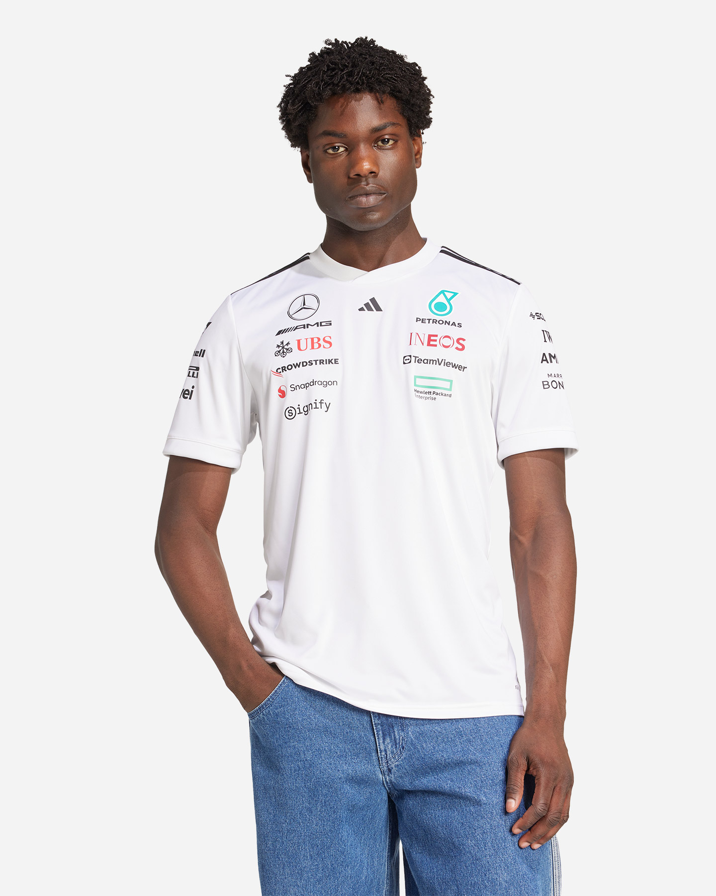 T-shirt ADIDAS MERCEDES DR M - Bianco - 1 | Cisalfa Sport