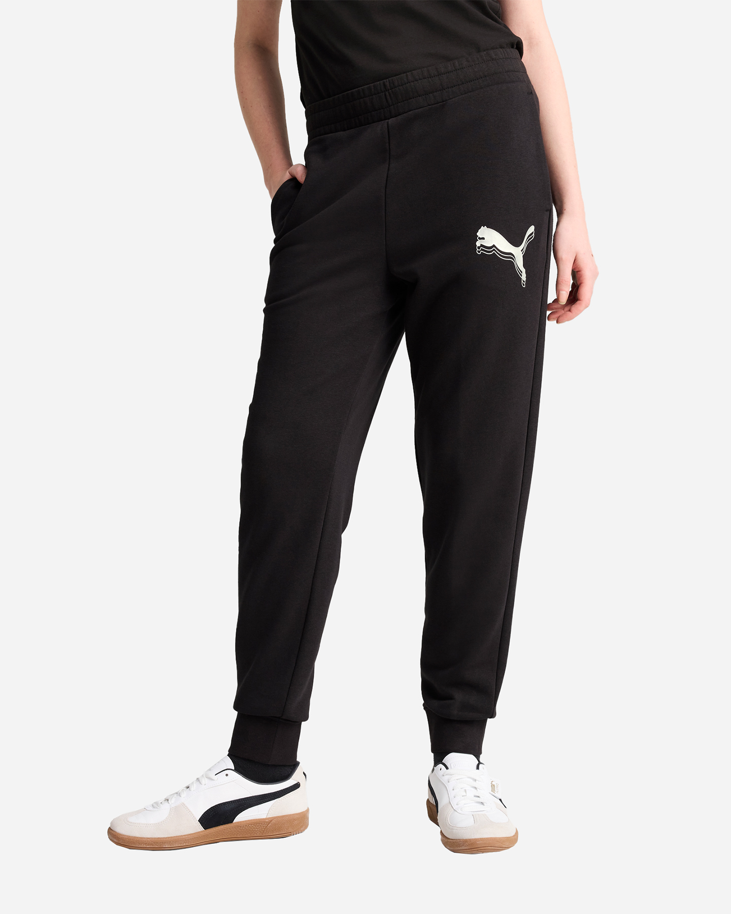 Pantalone PUMA LOGO W - Nero - 2 | Cisalfa Sport