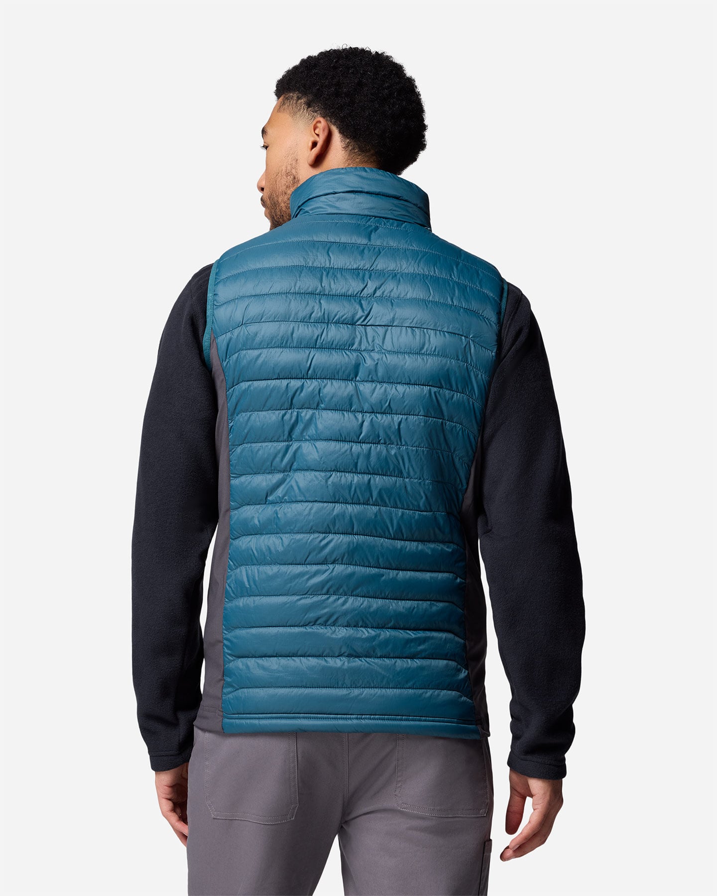 Gilet COLUMBIA POWDER PASS HYBRID M - Blu - 2 | Cisalfa Sport