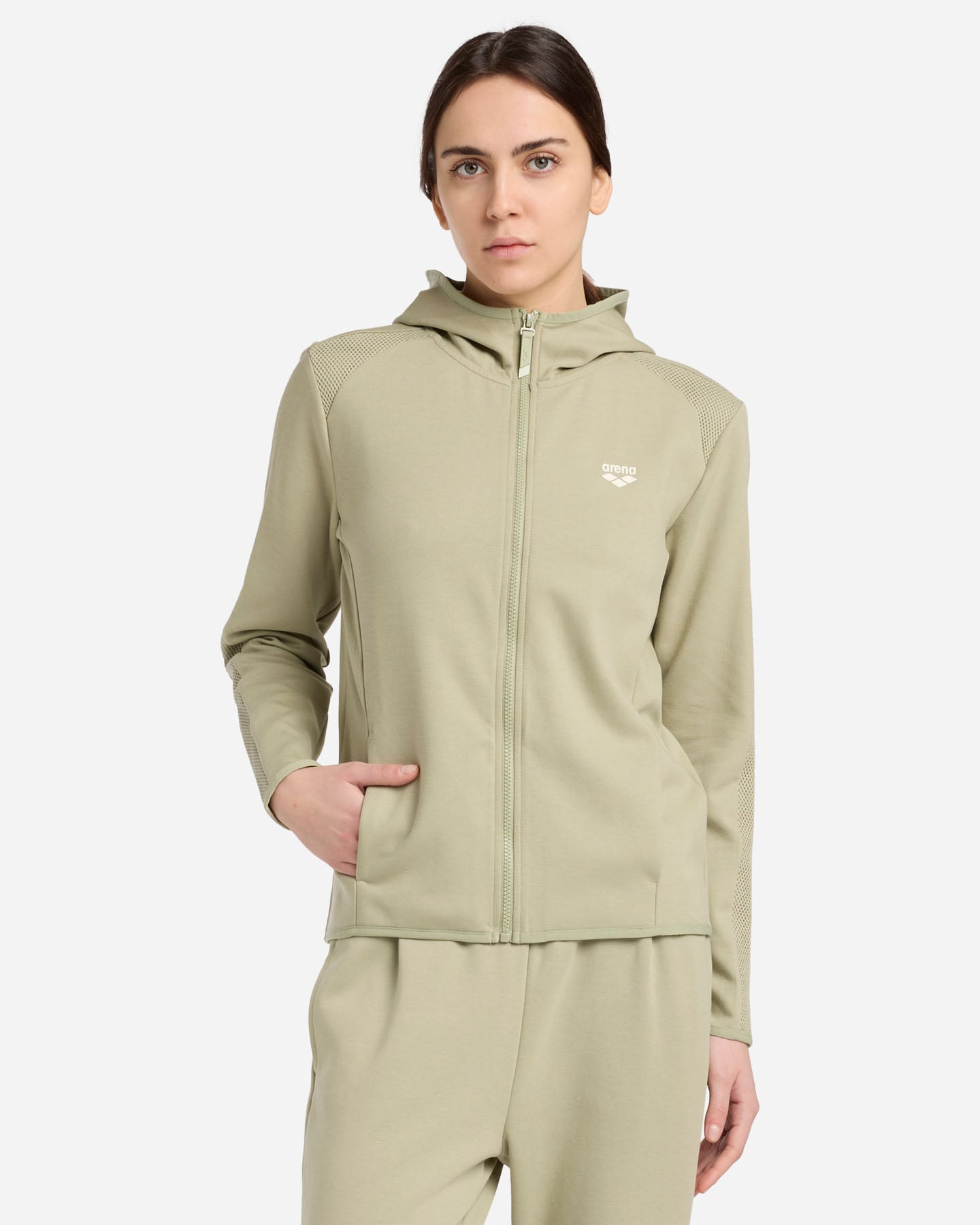 Felpa ARENA ATHLETIC PROGRESS W - Verde - 1 | Cisalfa Sport