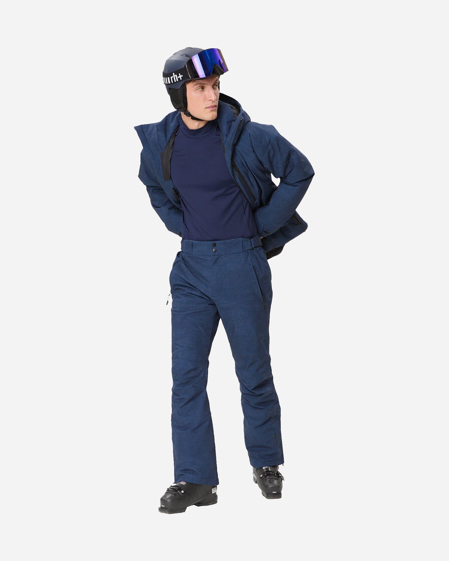Pantalone sci RH+ LOGIC M - Blu - 2 | Cisalfa Sport