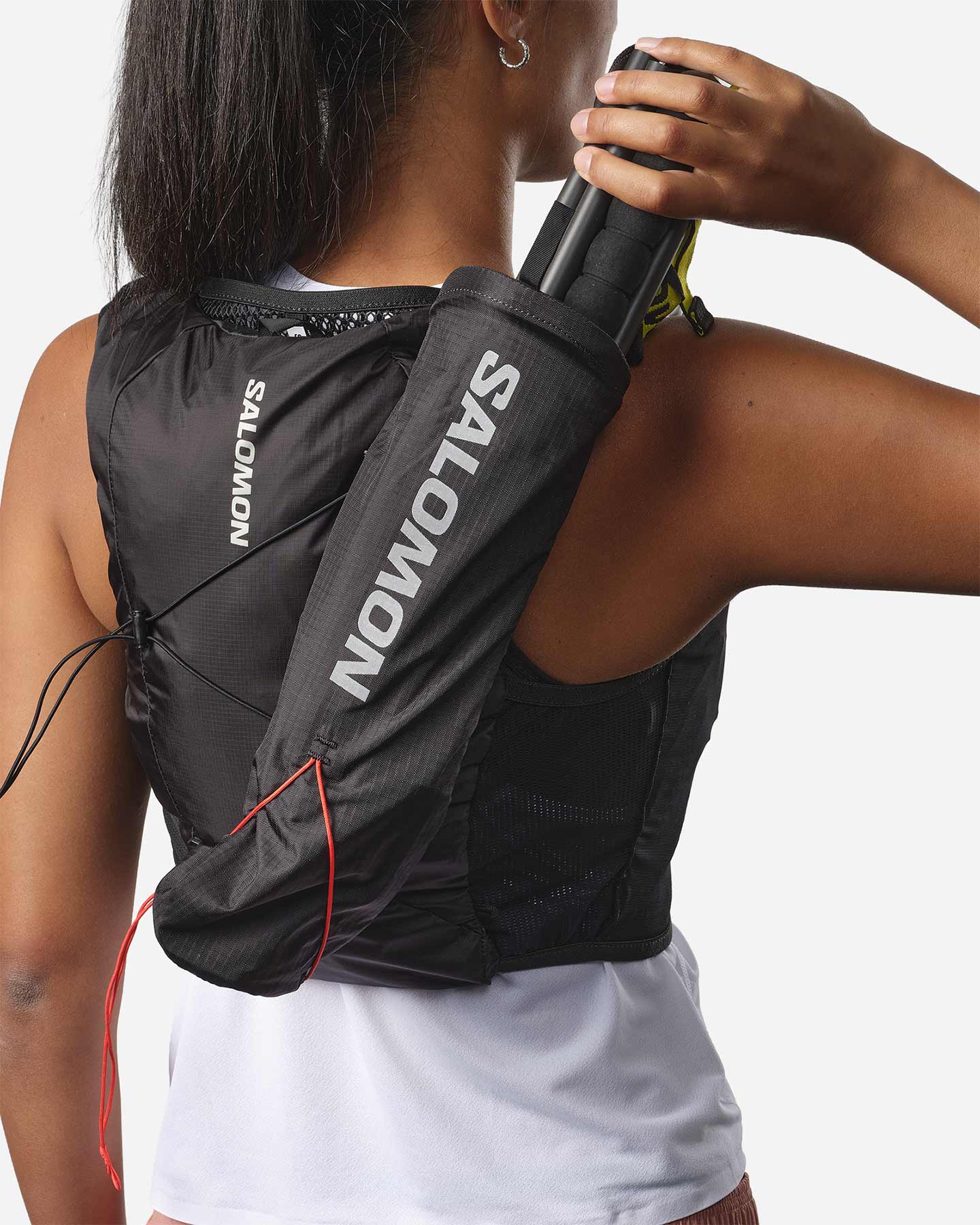 Zaino trail running SALOMON ACTIVE SKIN 4 SET  - Nero - 2 | Cisalfa Sport