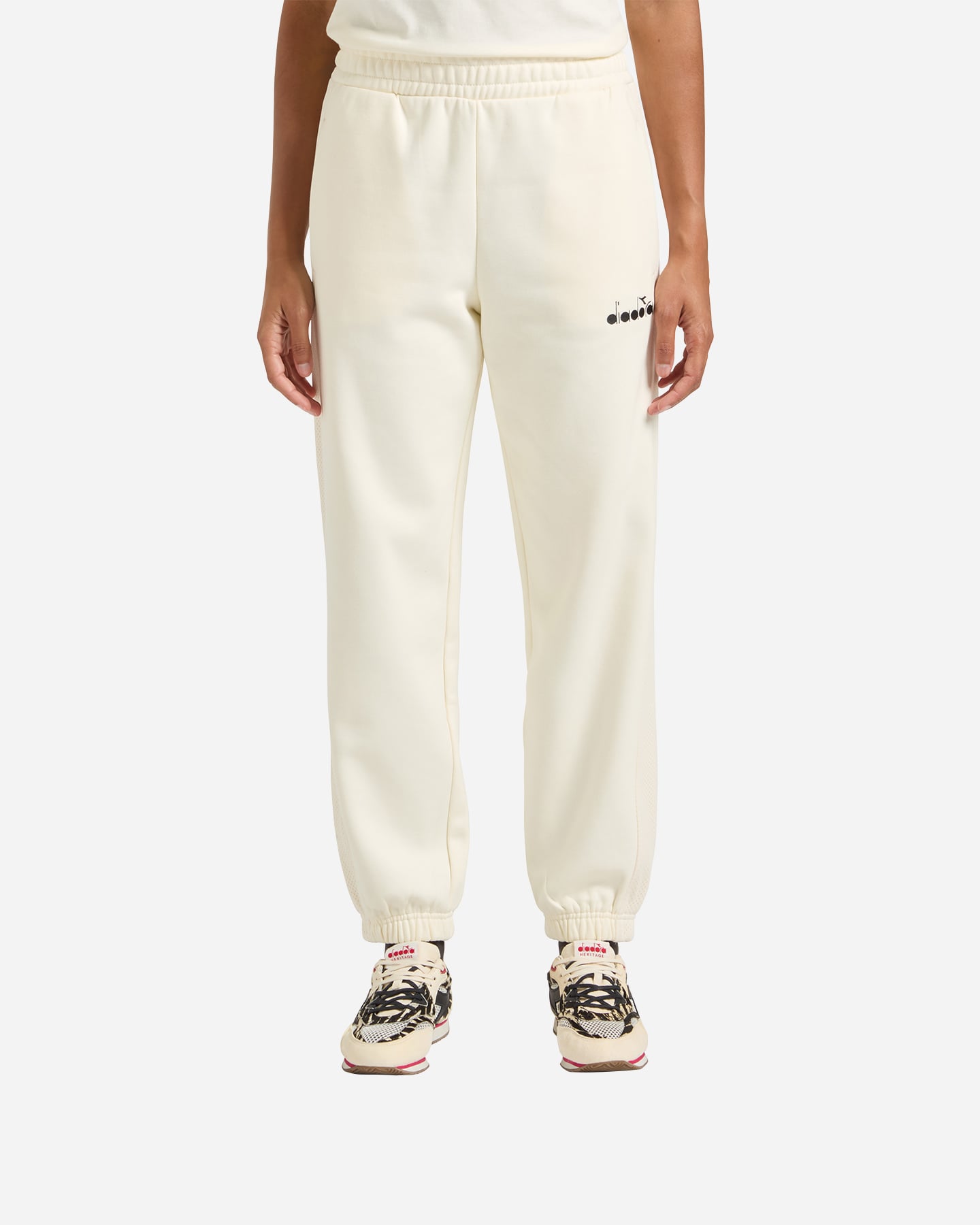 Pantalone DIADORA CLASSIC W - Bianco - 1 | Cisalfa Sport