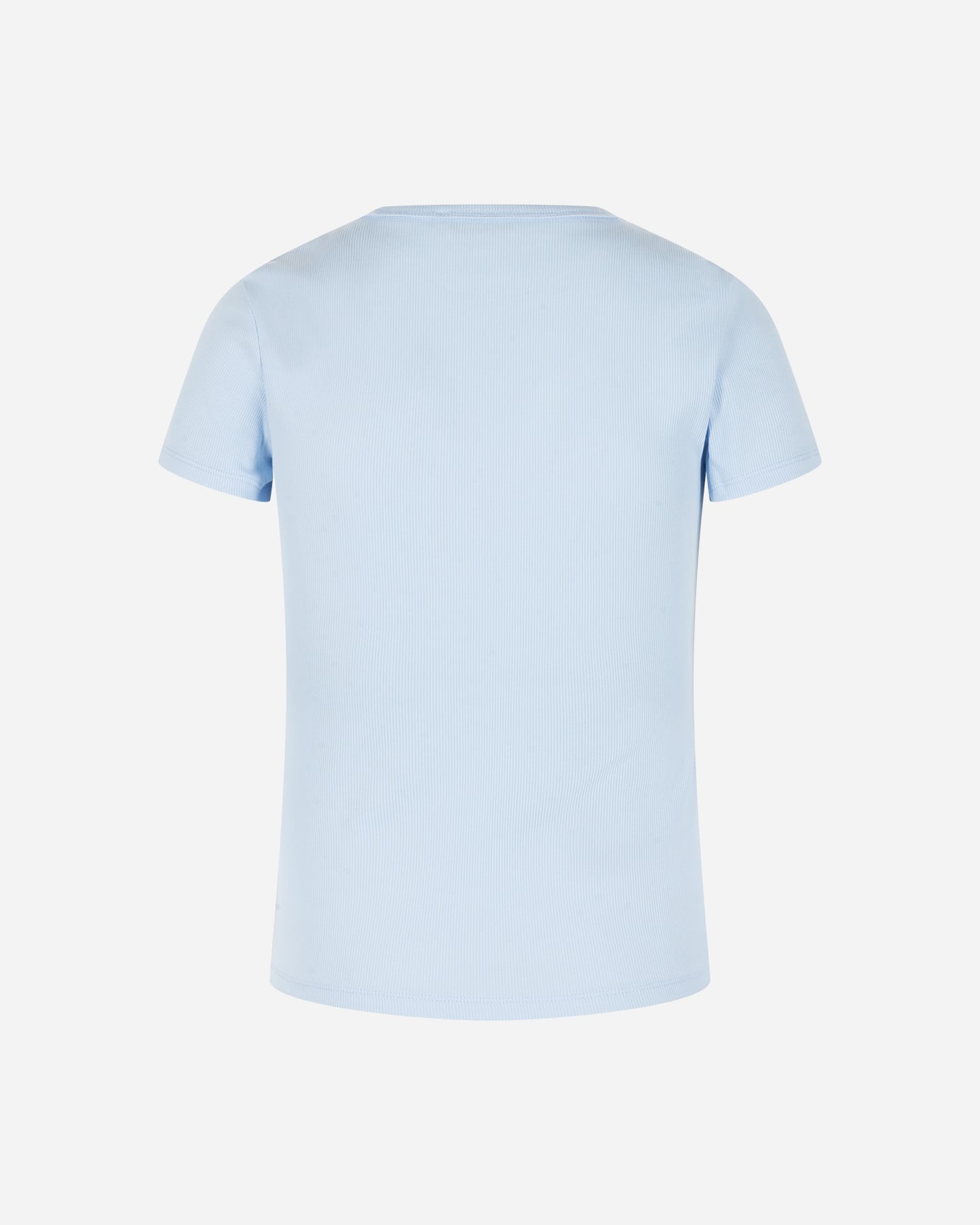 T-shirt TOMMY HILFIGER SLIM LOGO FLAG W - Azzurro - 1 | Cisalfa Sport