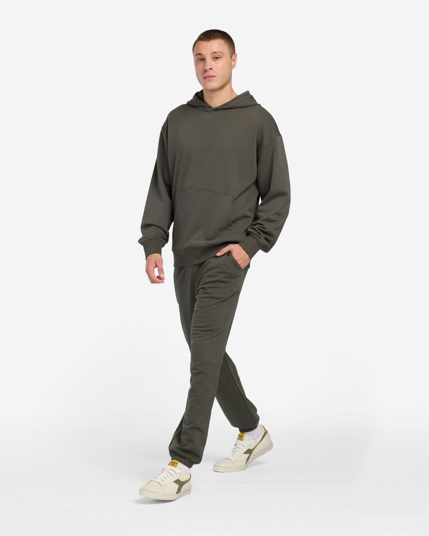 Felpa ABC BASIC ATHLETIC M - Verde - 2 | Cisalfa Sport