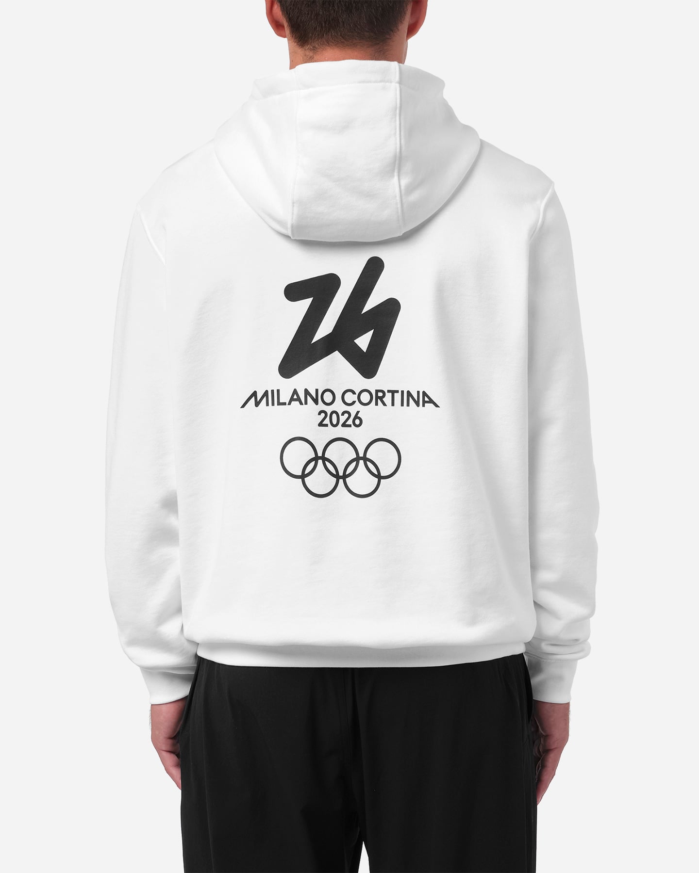 Felpa SALOMON MILANO CORTINA 2026 OLYMPIC ICON M - Bianco - 3 | Cisalfa Sport