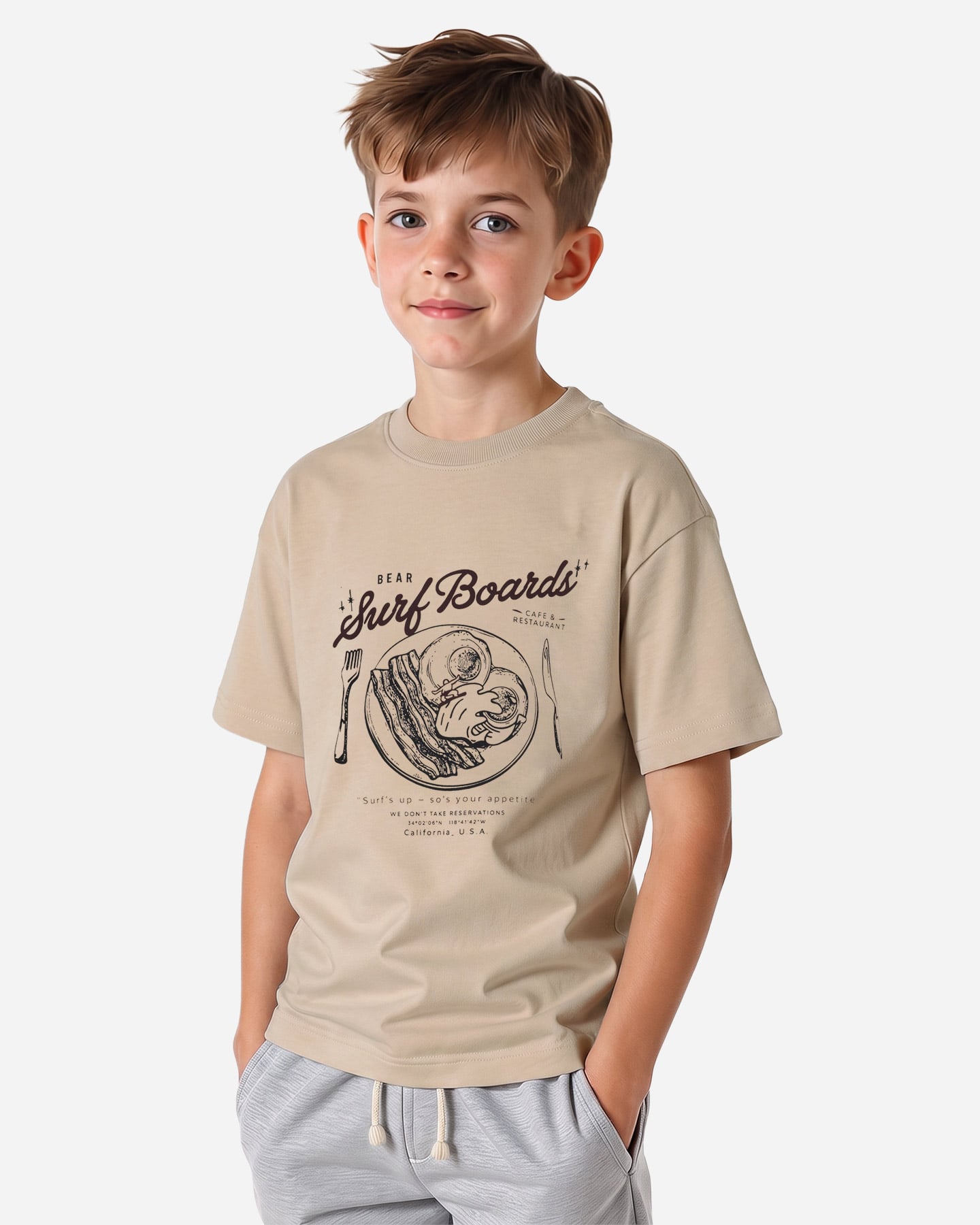 T-shirt BEAR UNEARTHED NATURE JR - Beige - 2 | Cisalfa Sport