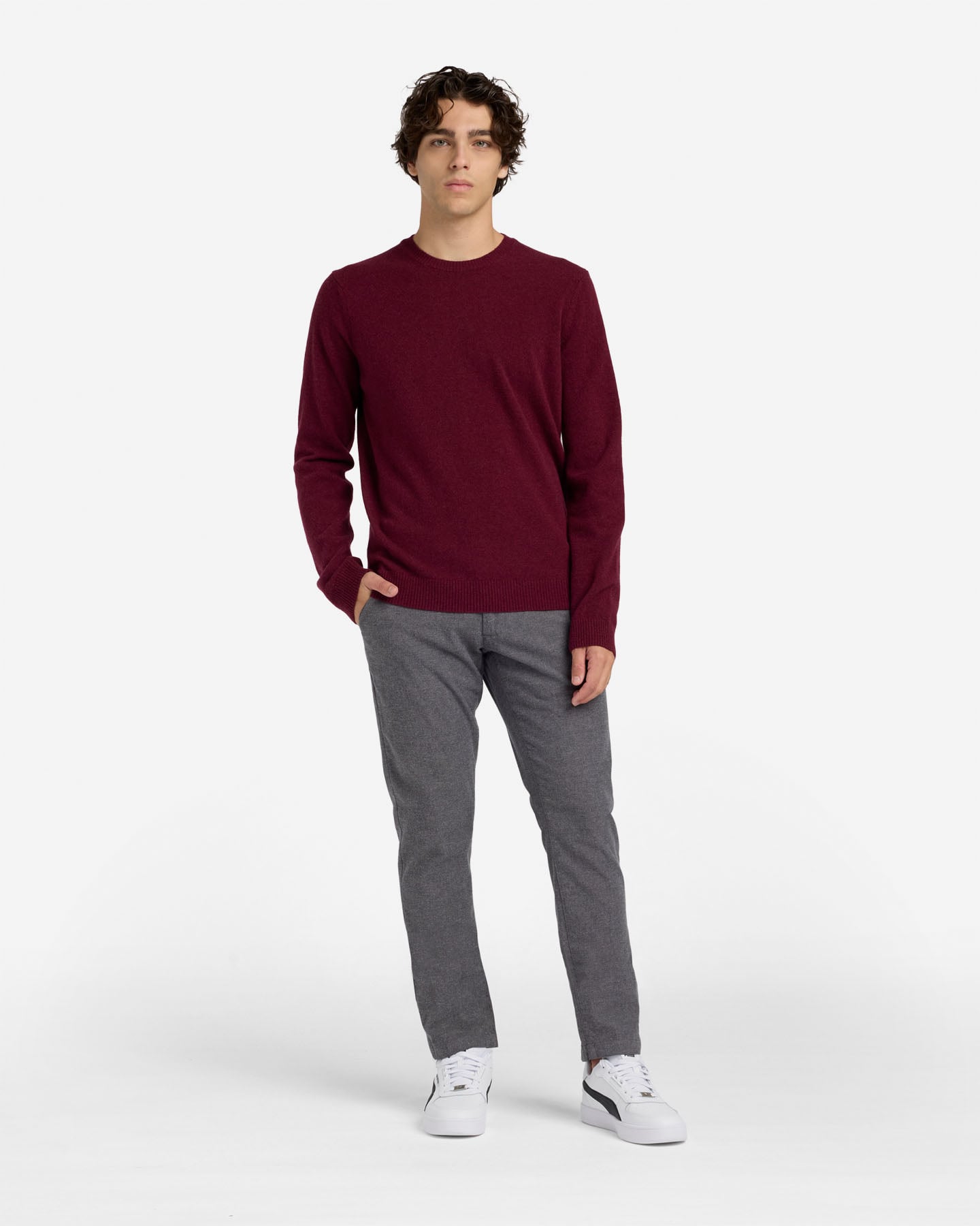 Maglione BEST COMPANY LAMBSWOOL M - Rosso - 4 | Cisalfa Sport
